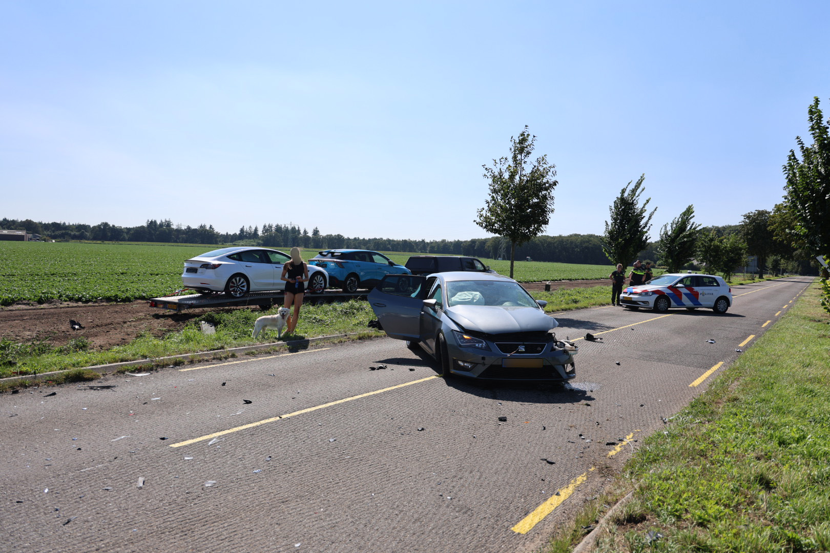 Meerdere voertuigen beschadigd na ongeval