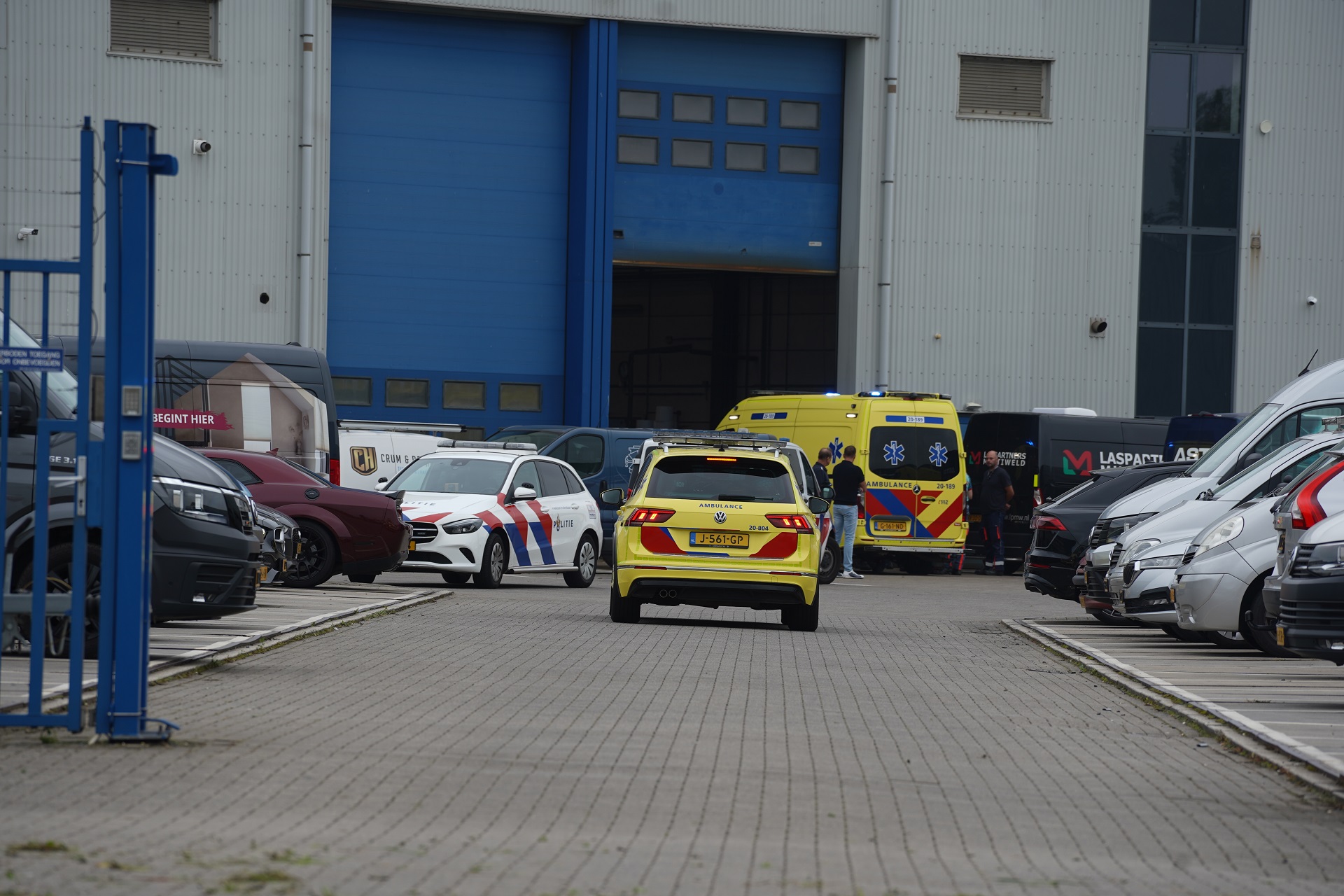 Man ernstig gewond bij bedrijfsongeval