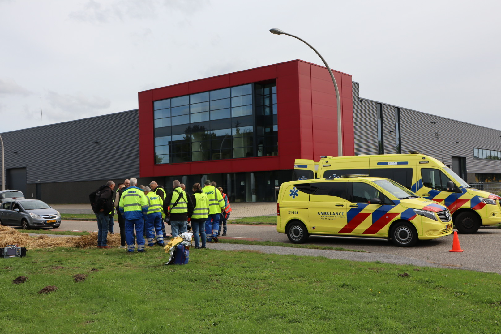 Motorrijder gewond tijdens race op industrieterrein