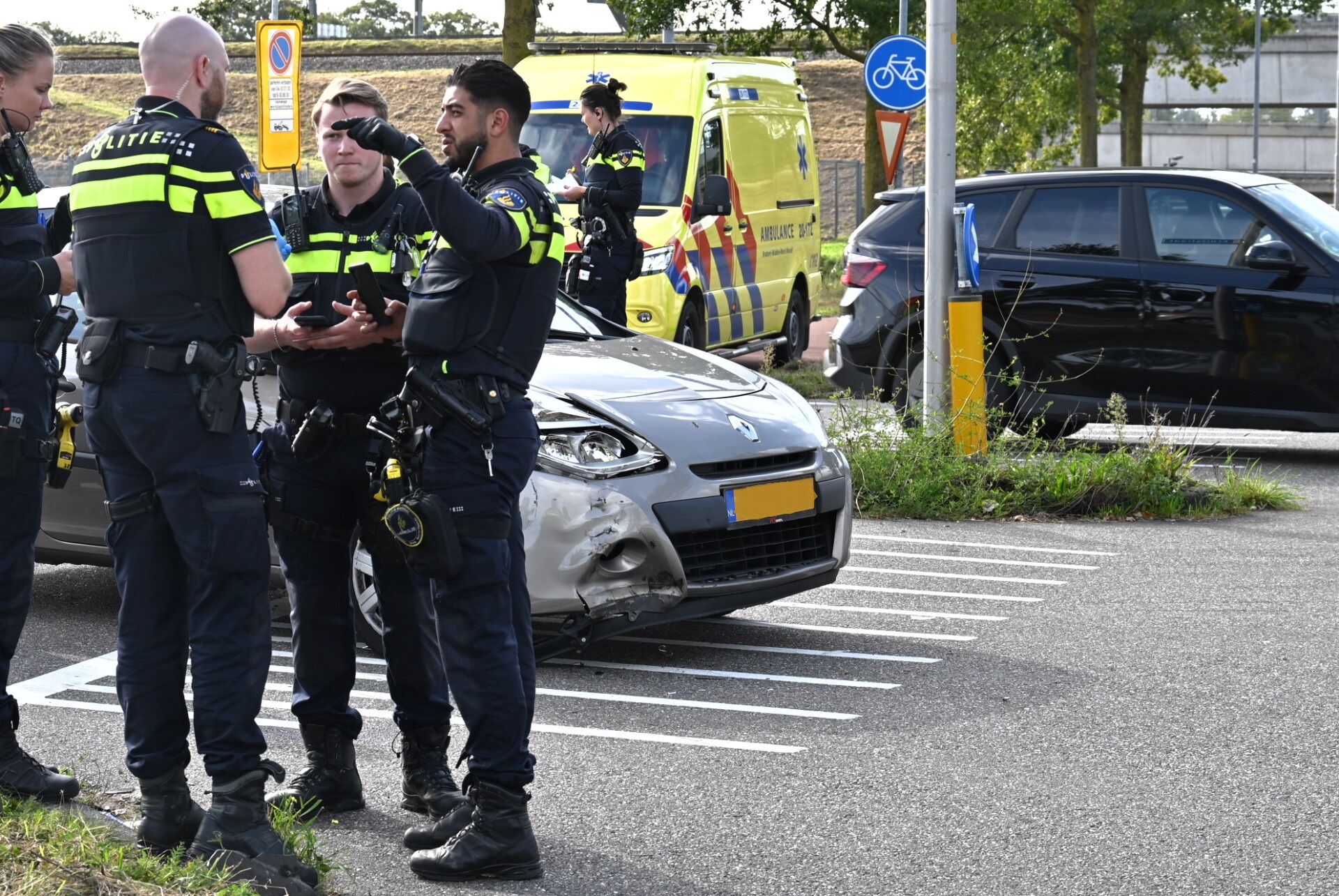 Scooterrijder gewond naar ziekenhuis na ongeval