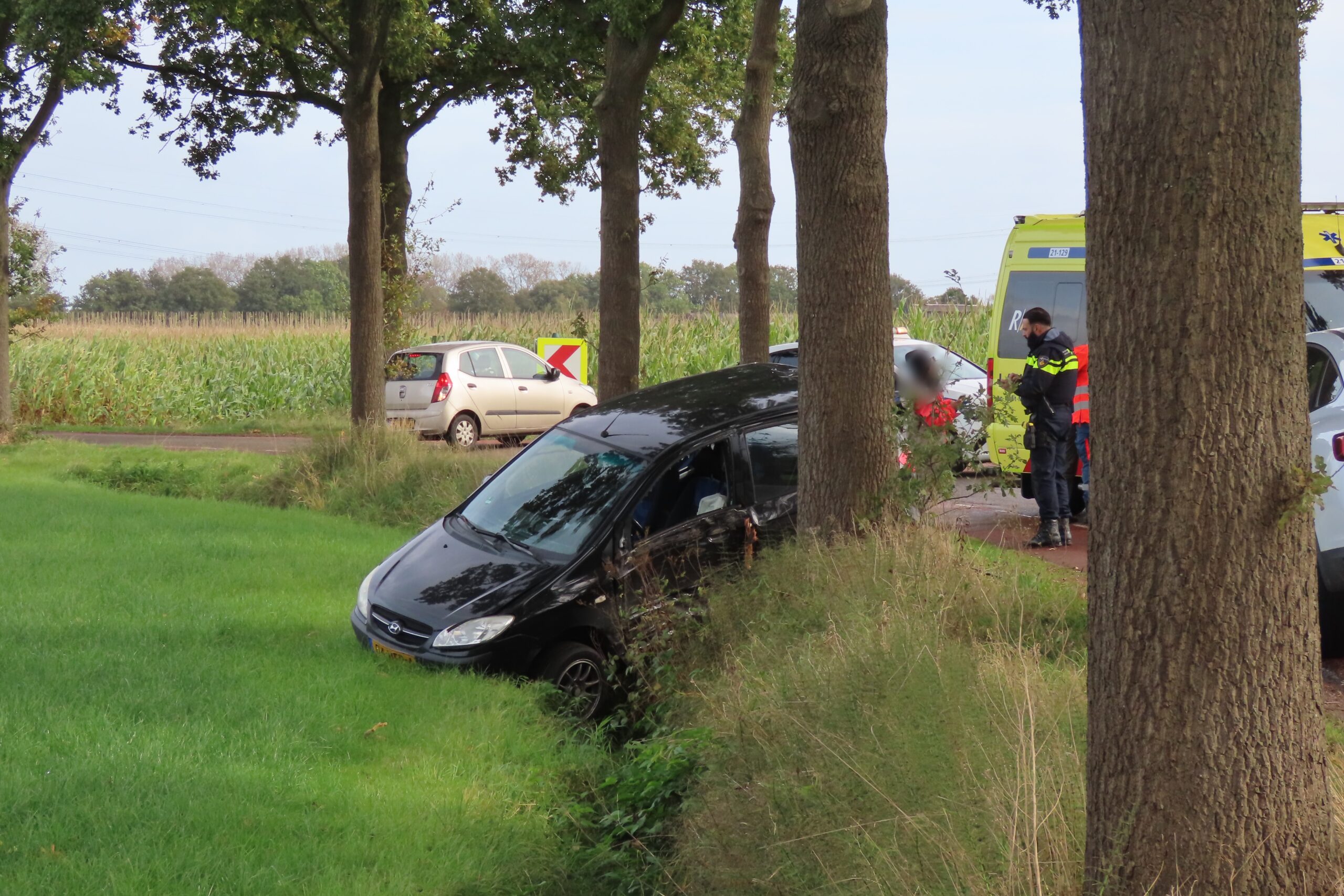 Vrouwen gewond na eenzijdig ongeval