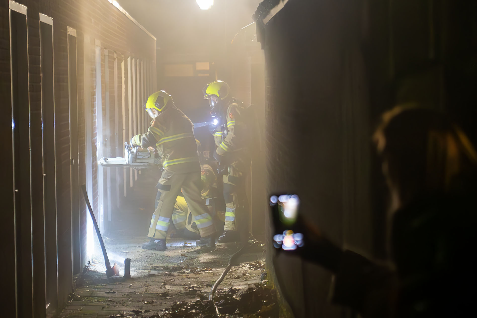 Schuur in Oss door brand verwoest