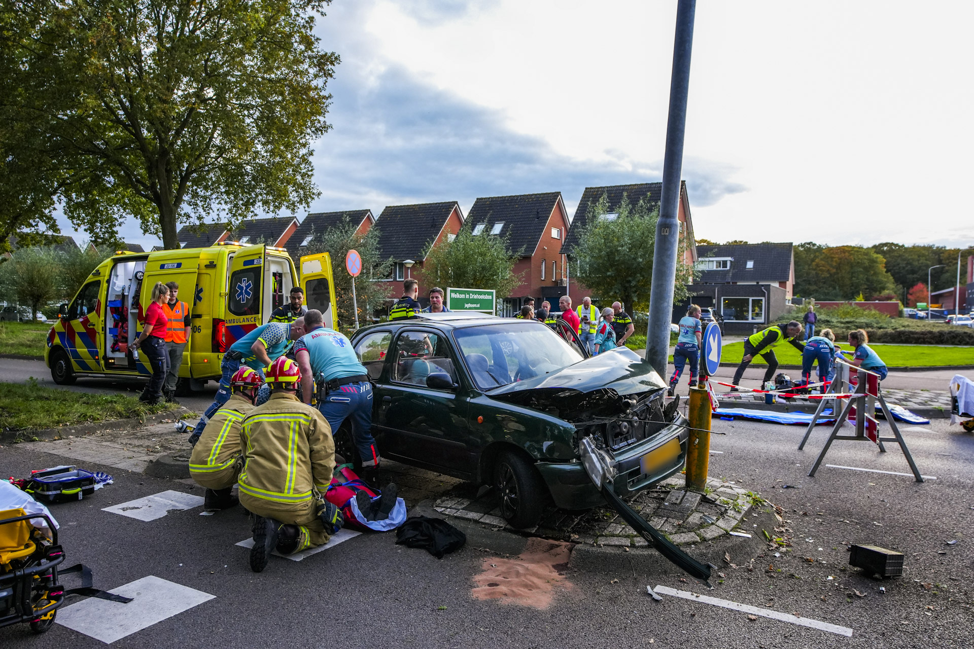 Twee zwaargewonden bij ernstig ongeluk