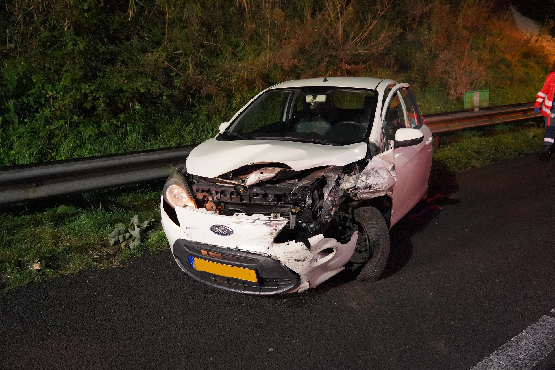 Vrouw gewond na eenzijdig ongeval op snelweg