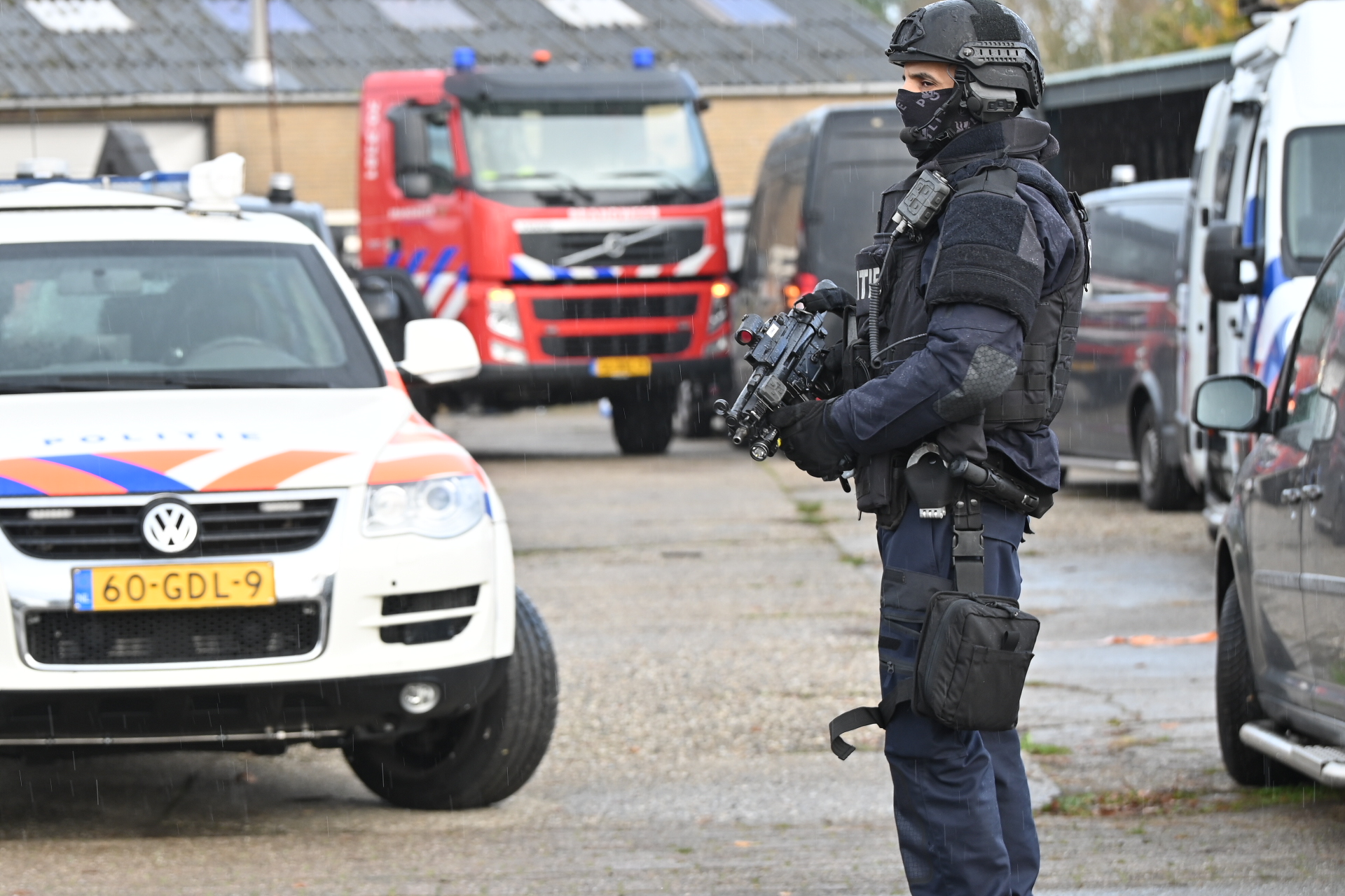 Zware bewaking en onderzoek bij cocaïnewasserij