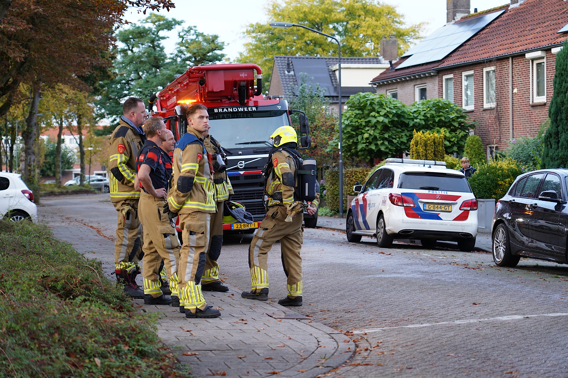 Brandweer rukt uit voor brand op zolder van woning
