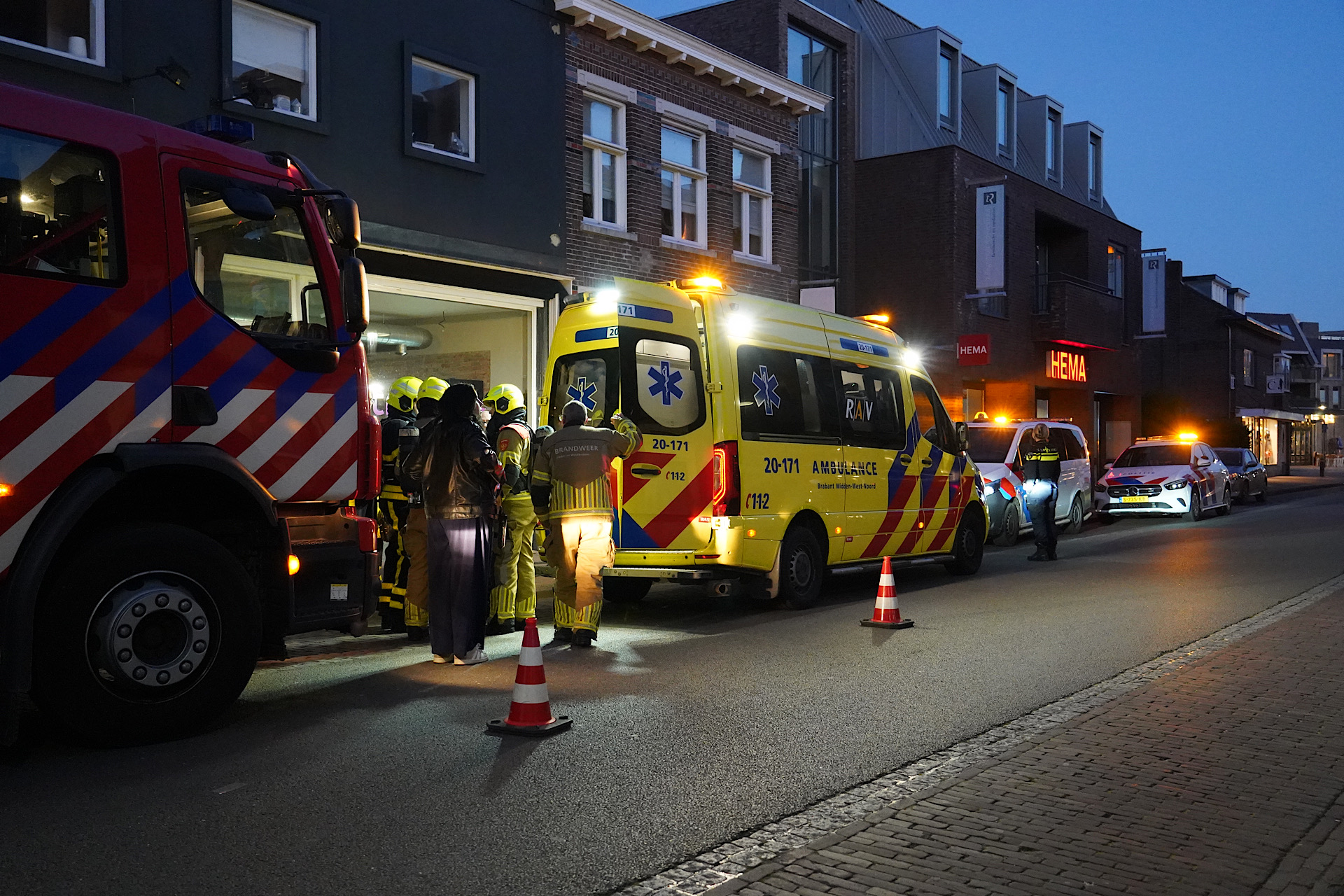 Persoon onwel na inademen damp schoonmaakmiddelen
