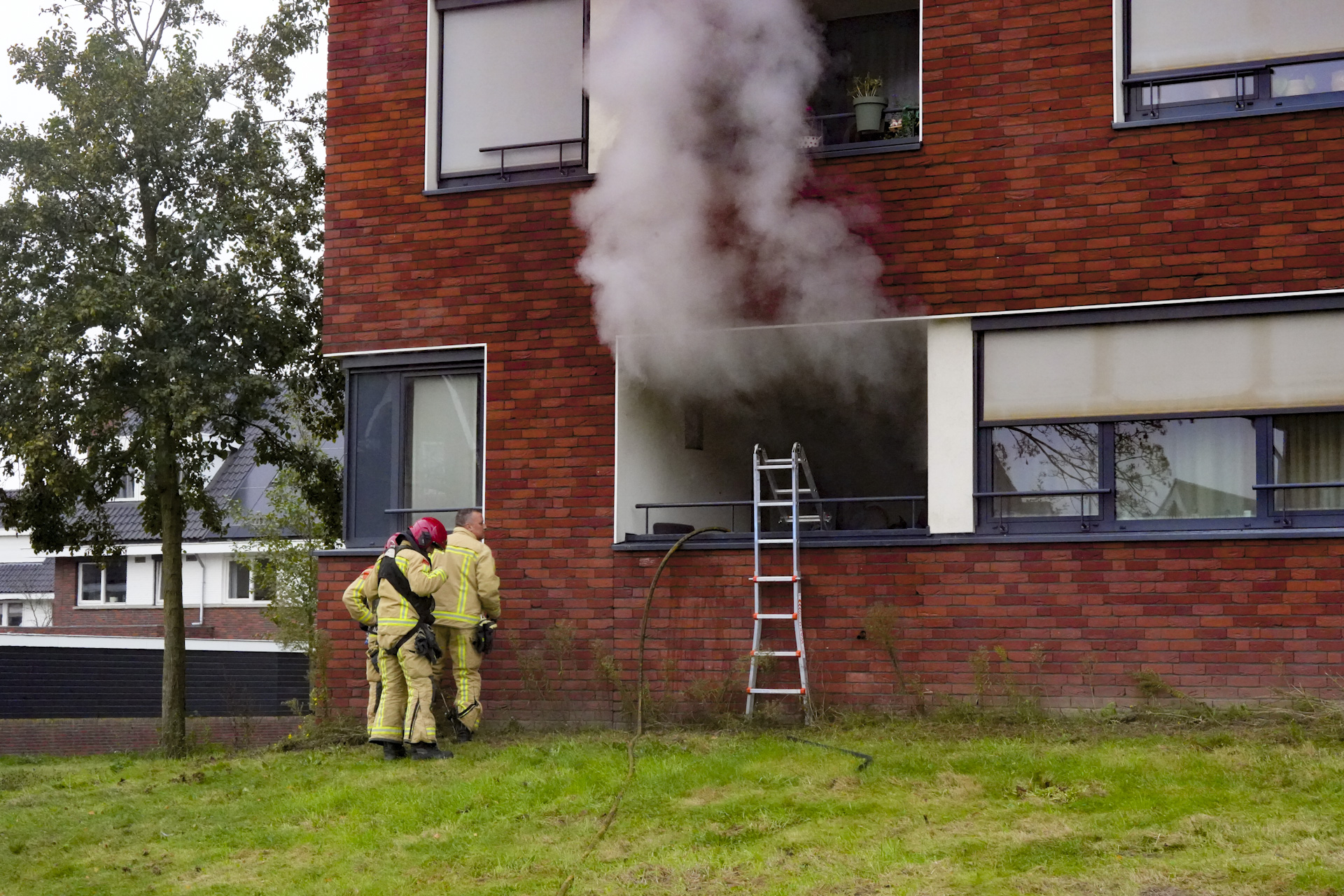 Felle brand in appartement in ouderenflat