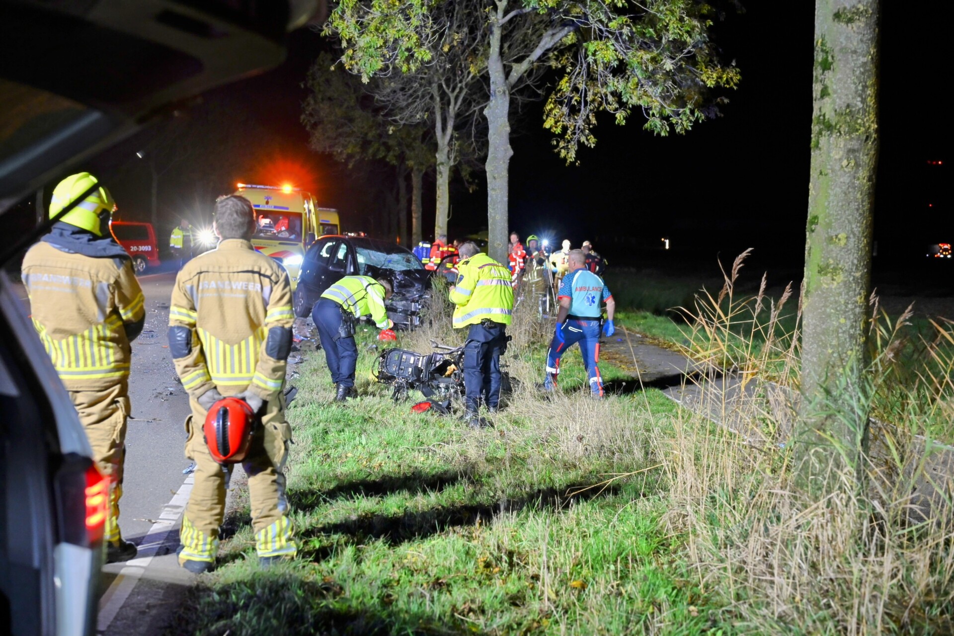Motorrijder overleden bij zwaar ongeluk