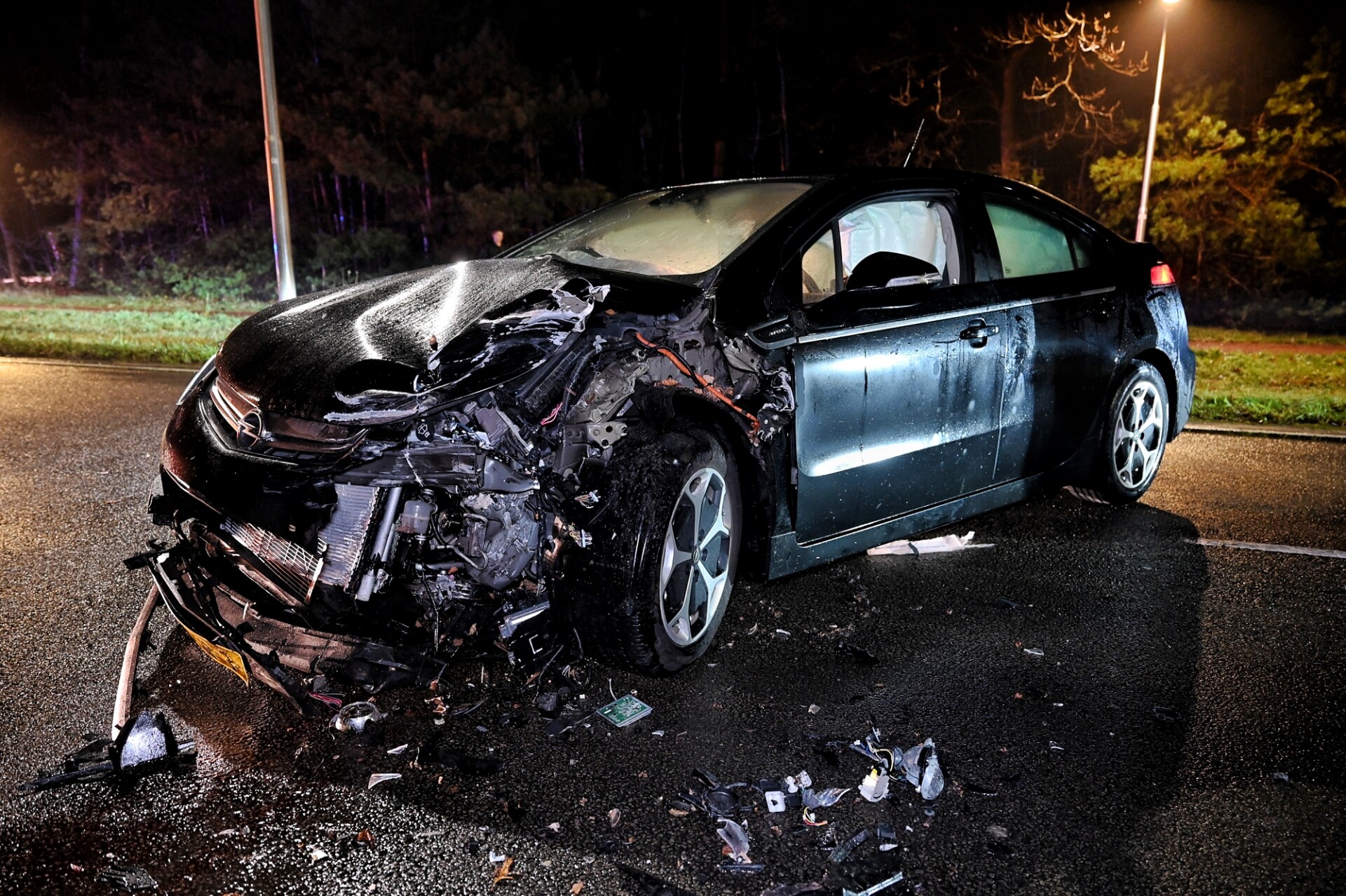 Dronken automobilist aangehouden na veroorzaken frontale aanrijding