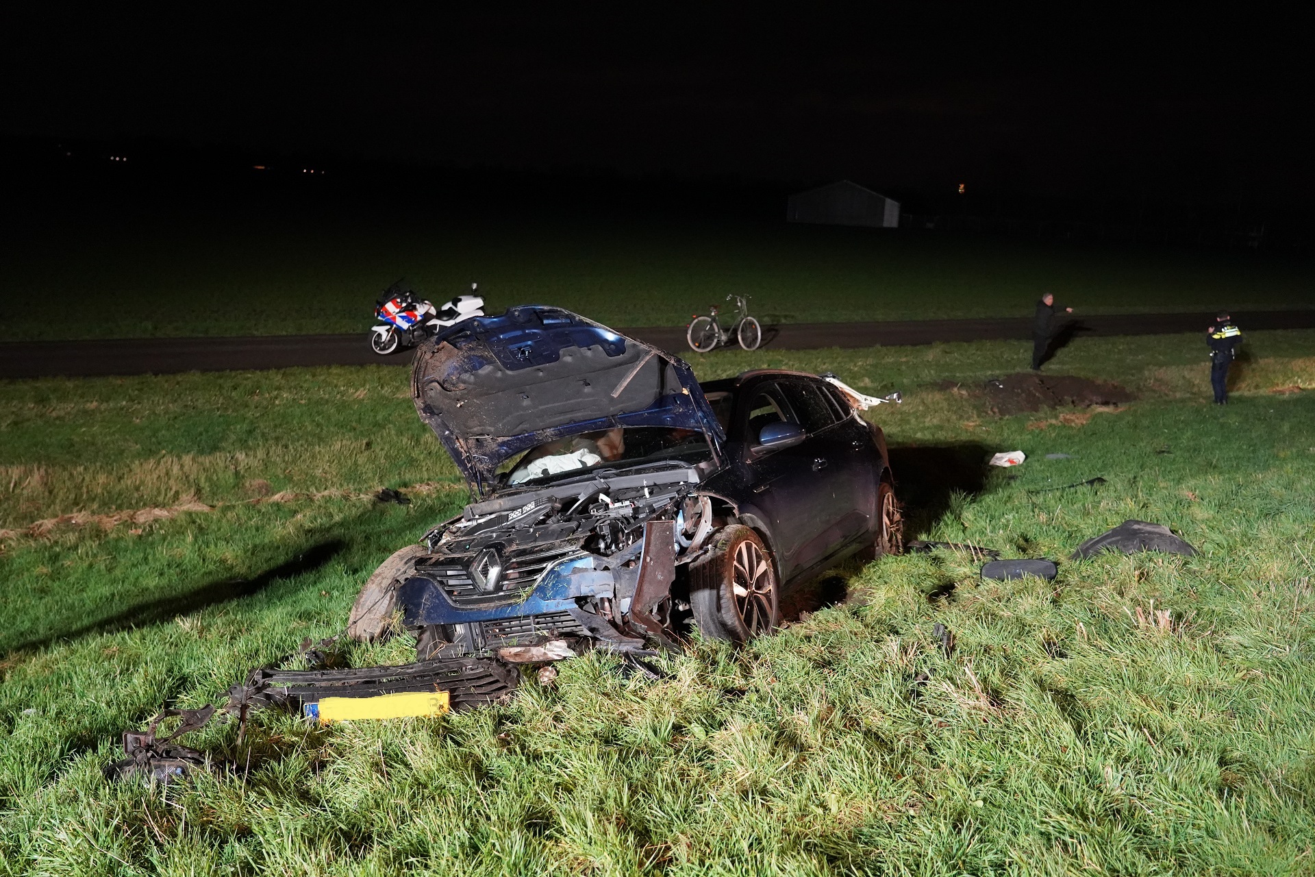 Man gewond na crash op snelweg