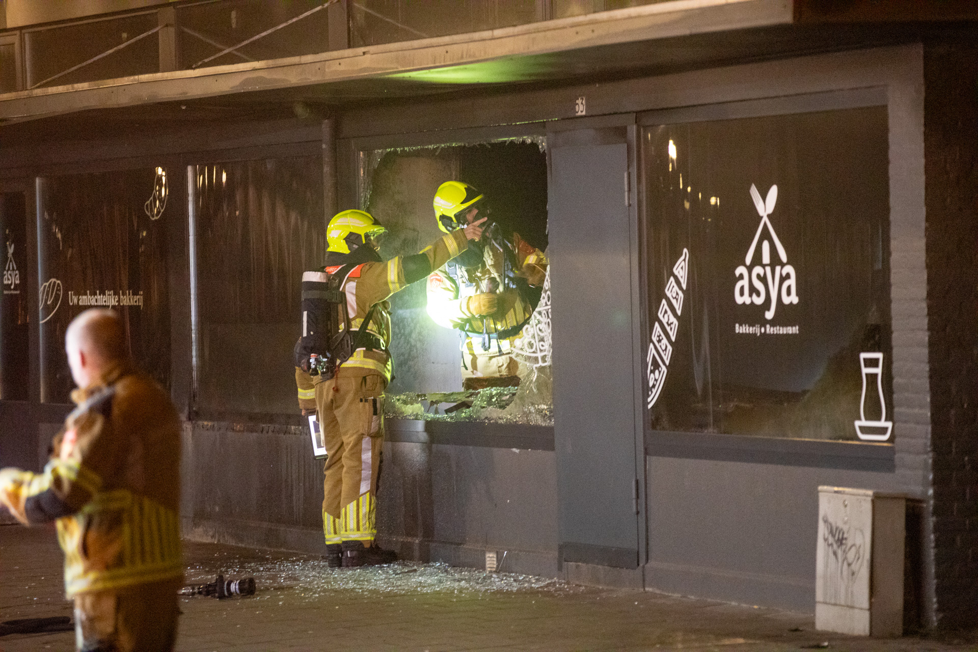 Opnieuw brand na explosie bij Turkse bakkerij