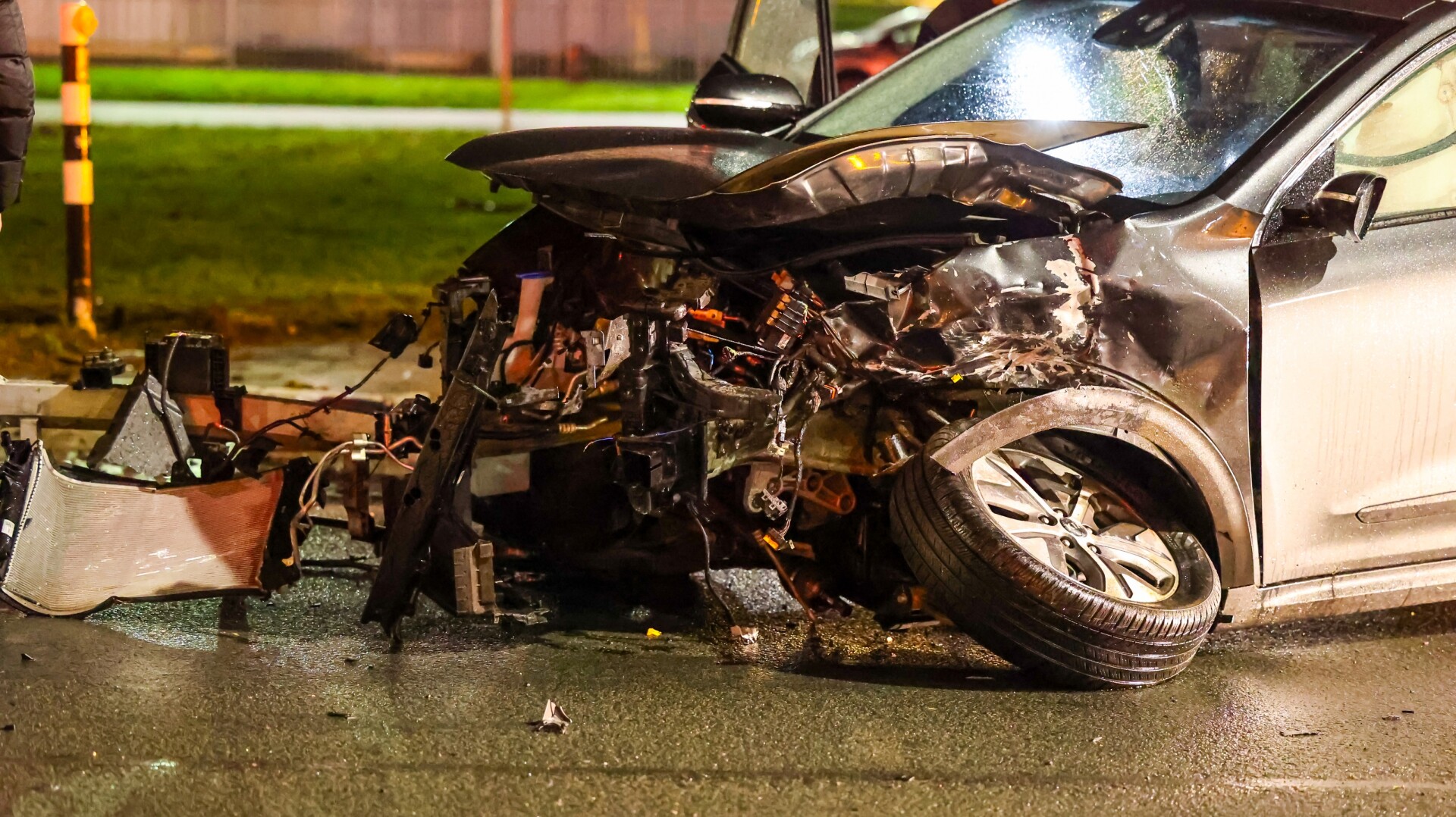 Ravage na ongeval, één gewonde naar ziekenhuis