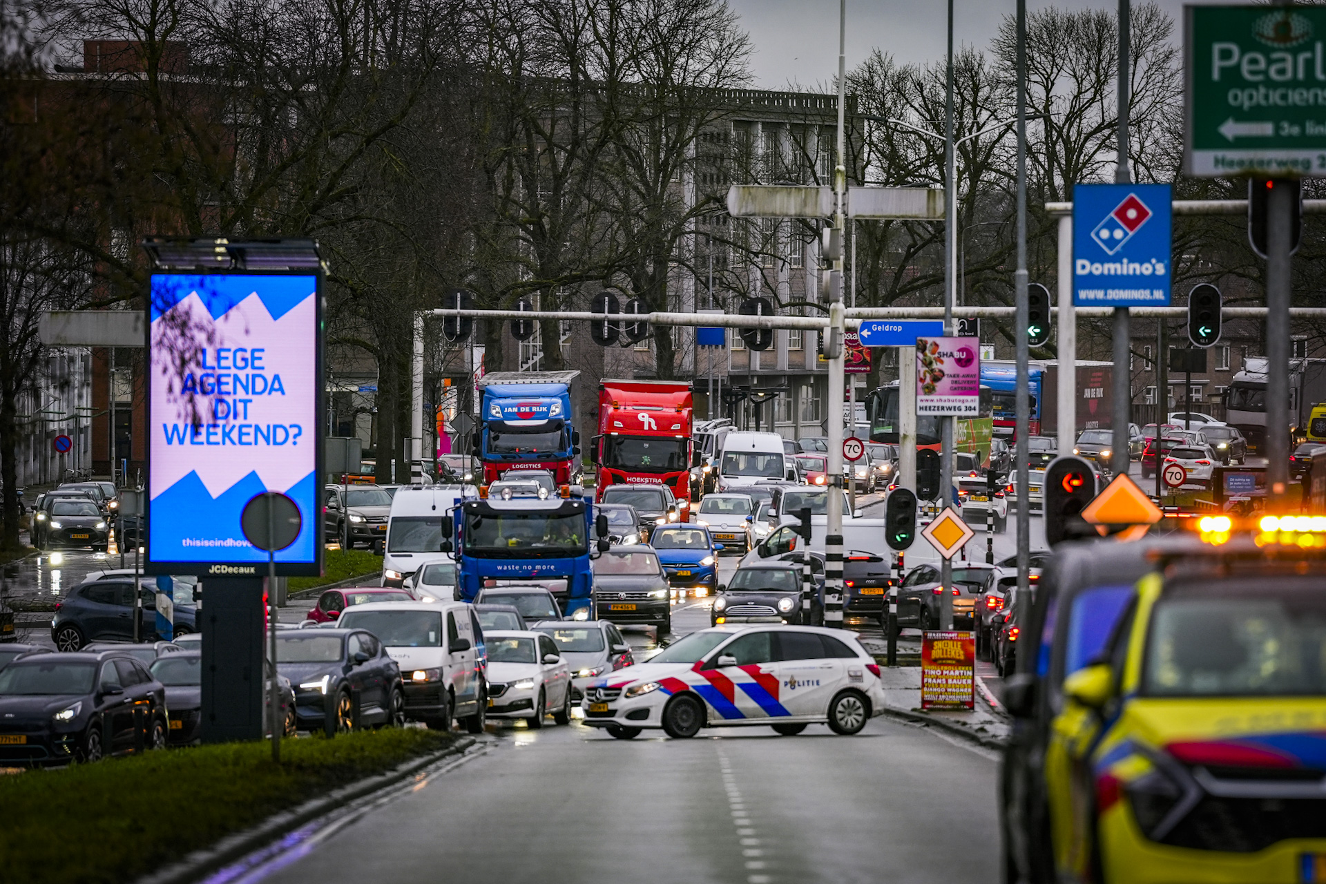 Ongeval veroorzaakt verkeersinfarct en chaos