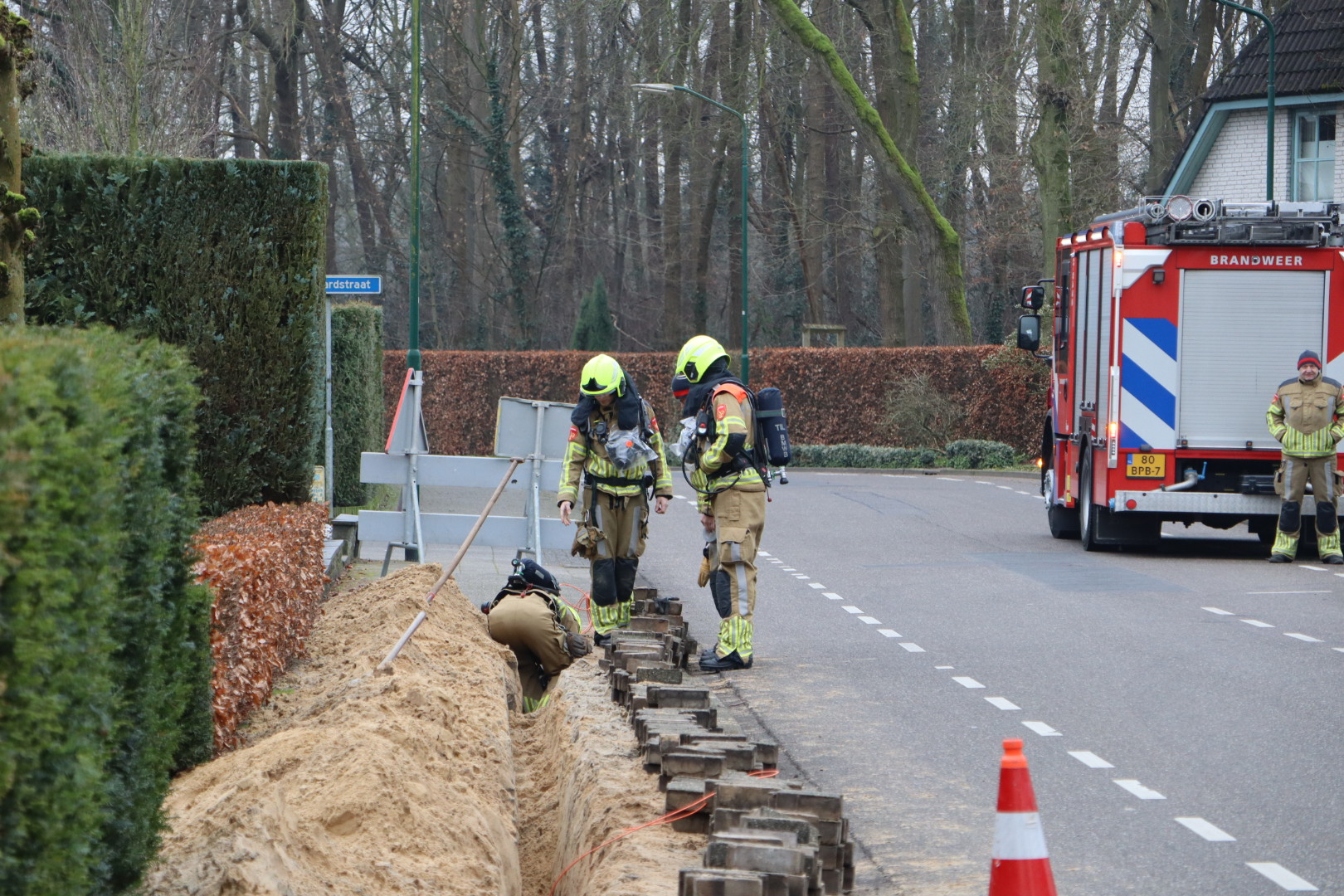 Opnieuw gaslek tijdens aanleg glasvezel