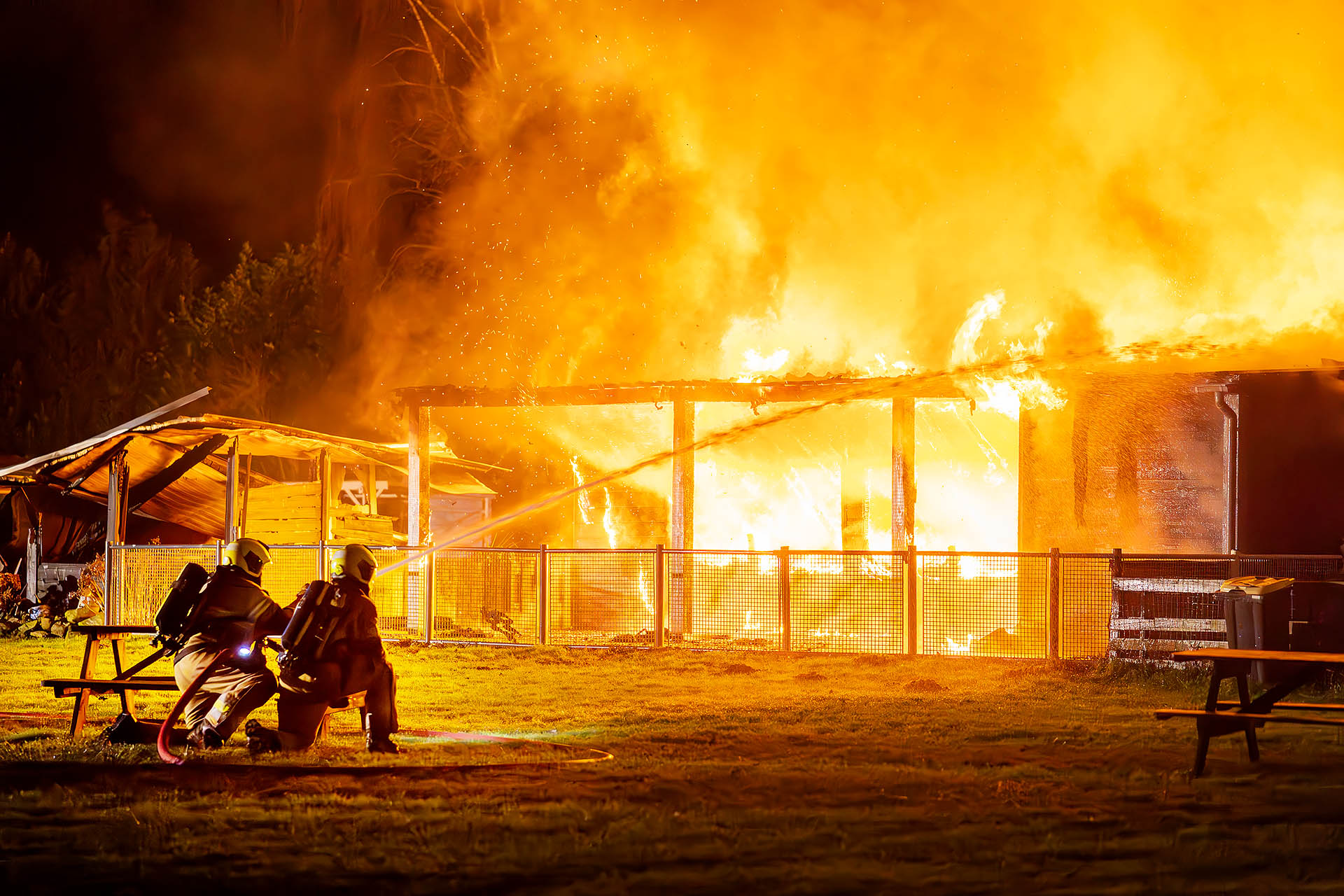 Voor vierde keer brand in een vakantiewoning op camping
