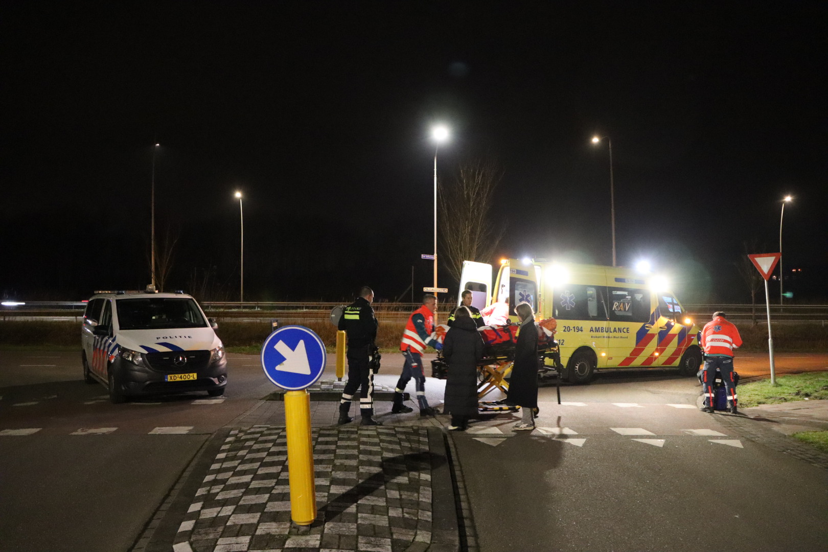 Fietser raakt flink gewond door val