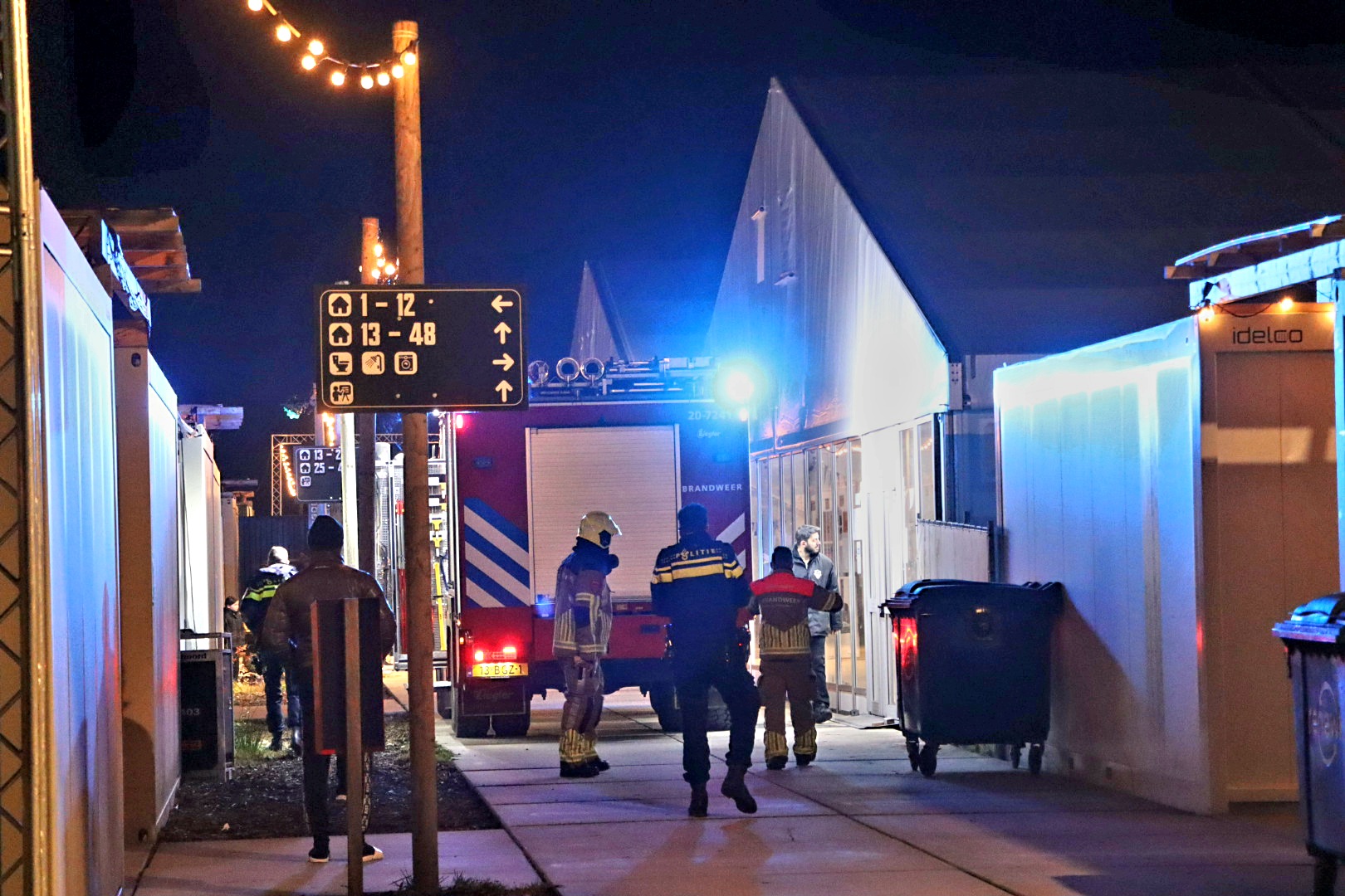 Brand in keuken bij AZC