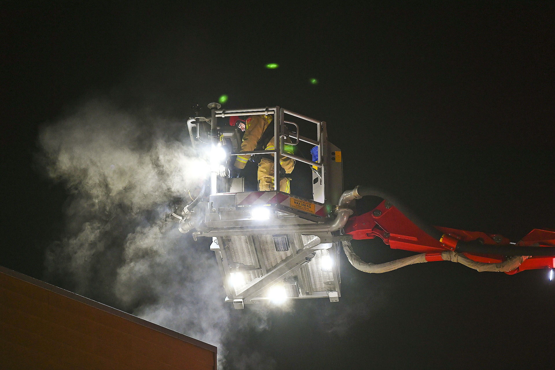 Industriebrand blijkt stoom te zijn