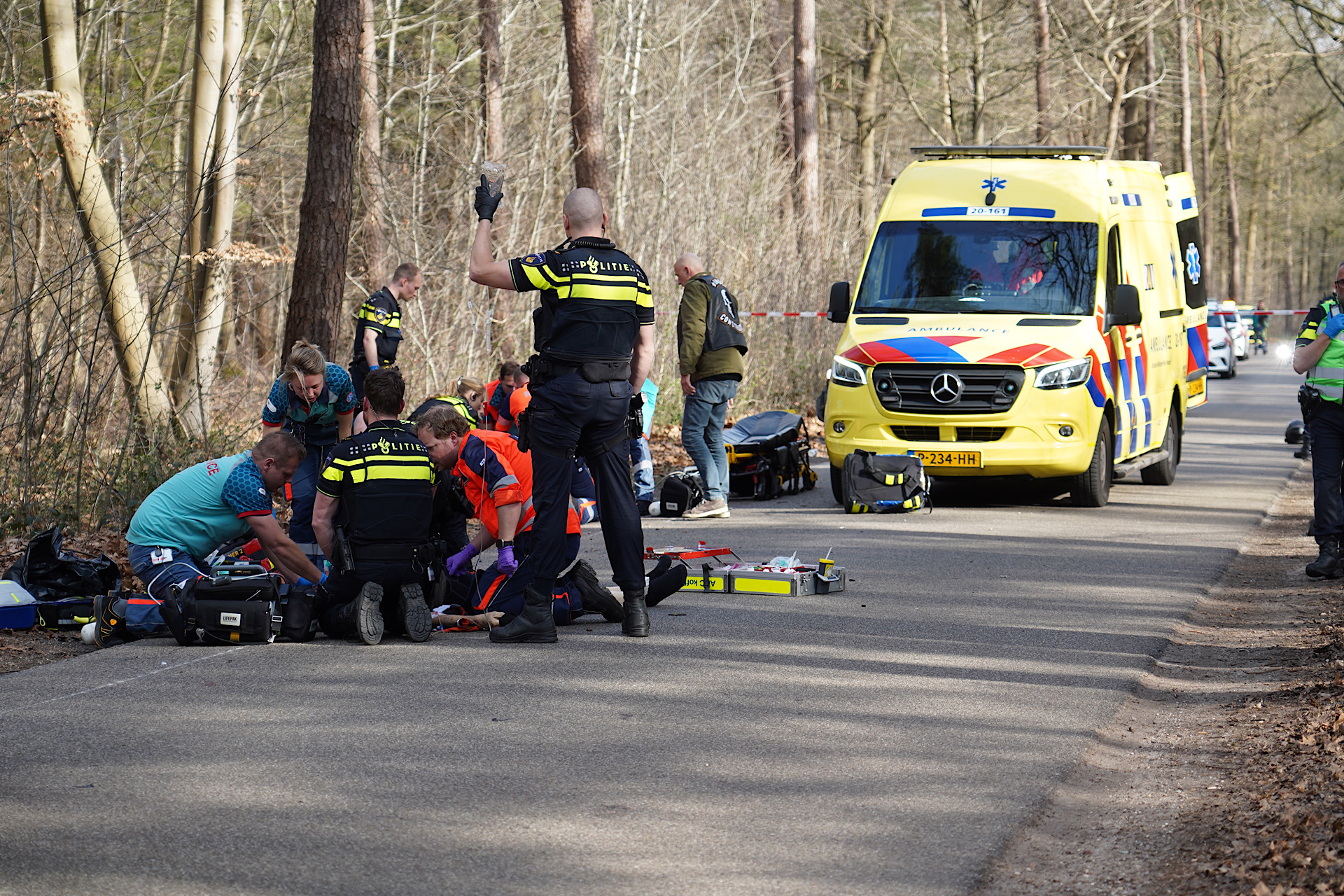 Wielrenner overleden na ernstig ongeval met motorrijder