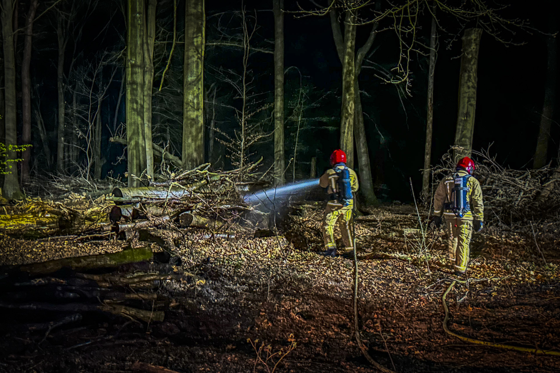 Natuurbrand snel onder controle