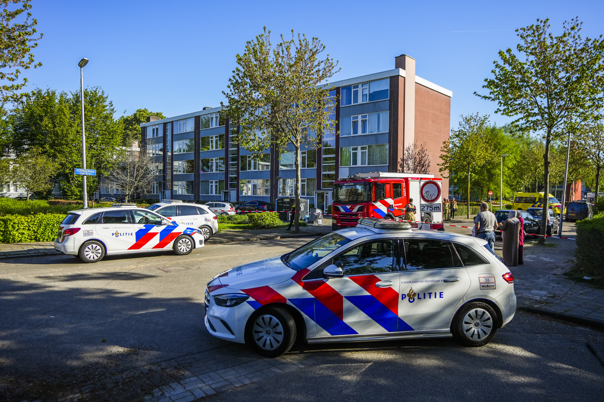 Flat ontruimd na melding over mogelijk gevaarlijke situatie