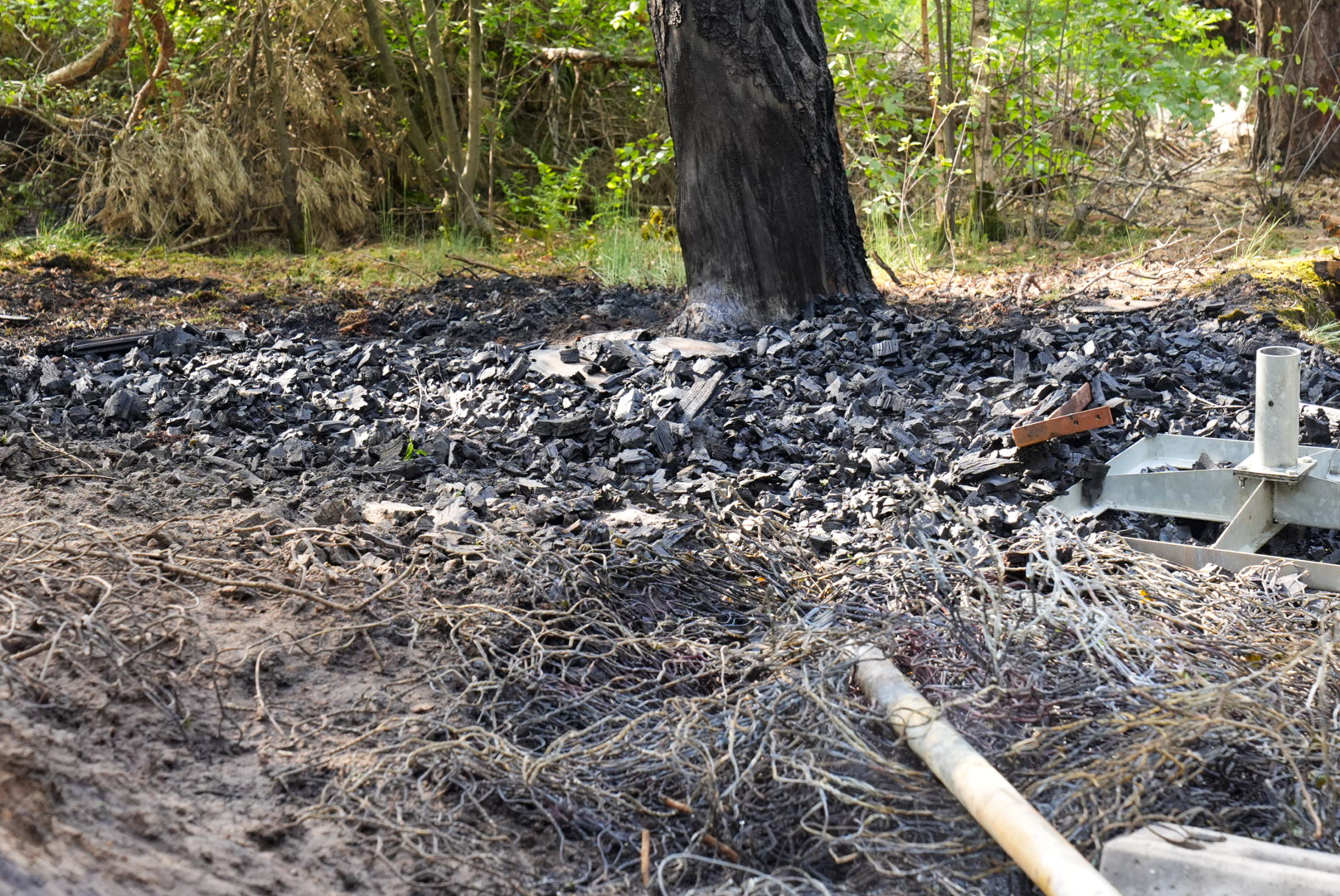 Brandweer heeft handen vol aan bosbrandjes