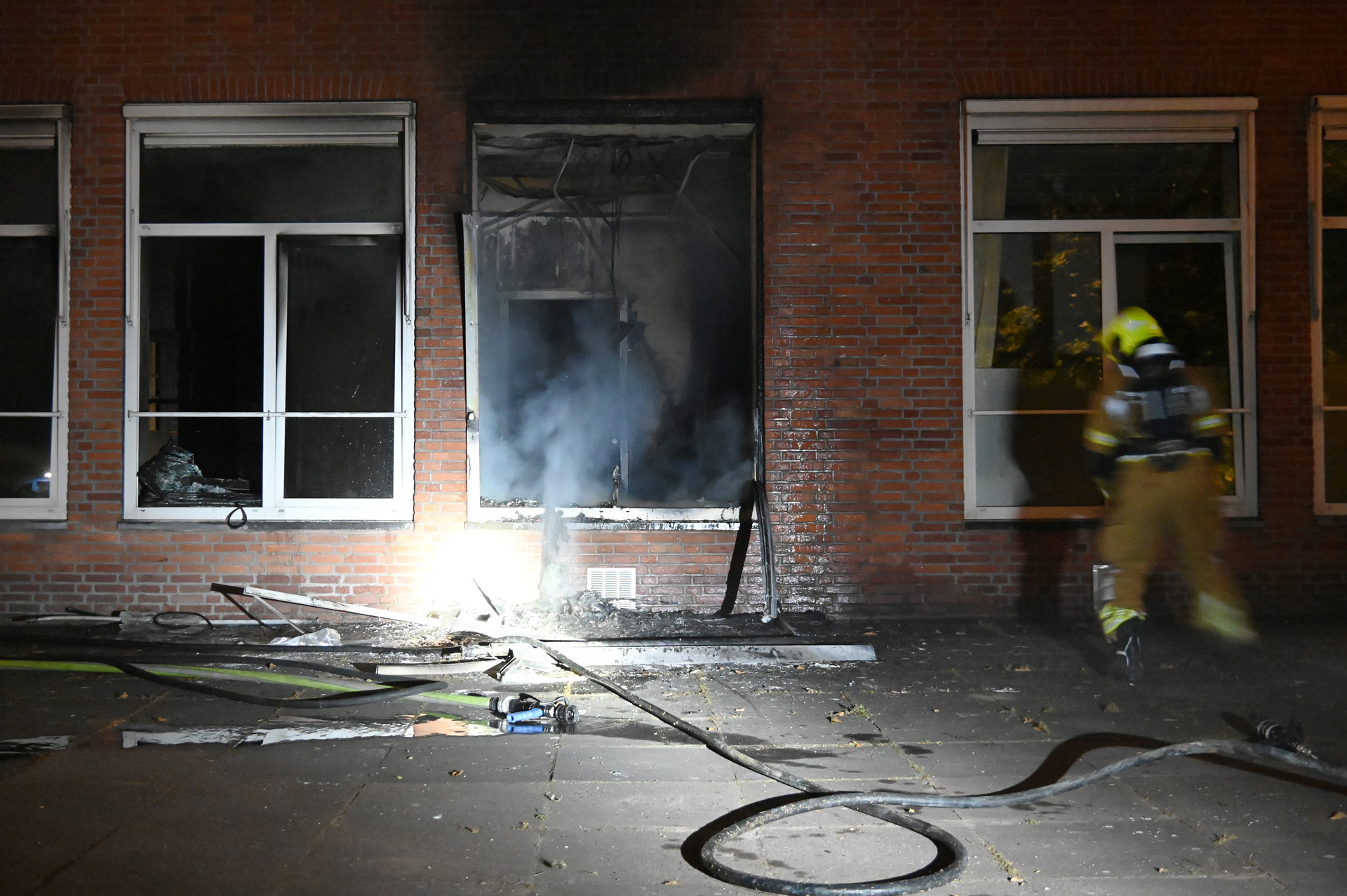 Felle brand bij zorginstelling, alle bewoners geëvacueerd