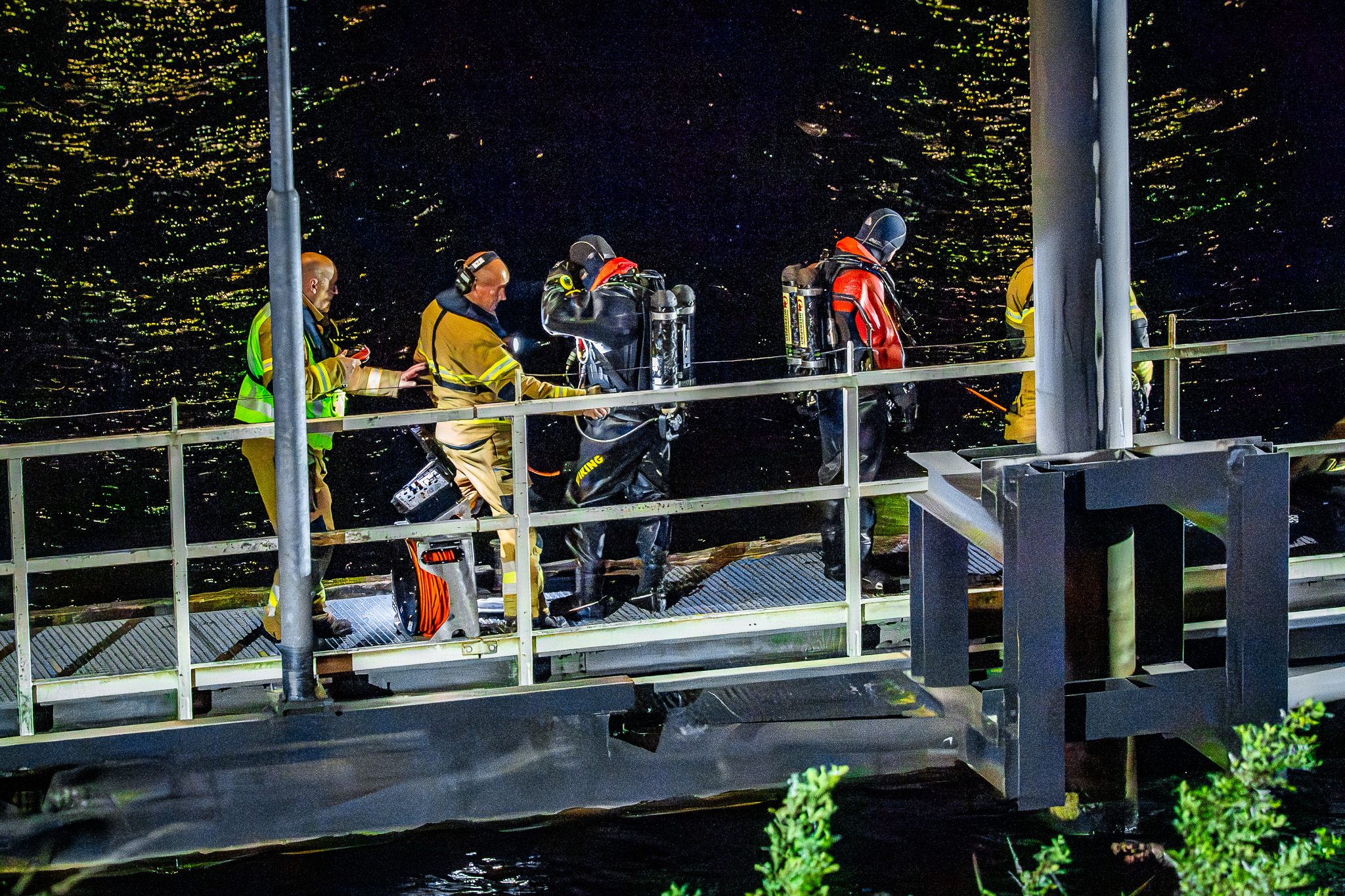Grote zoektocht naar persoon te water