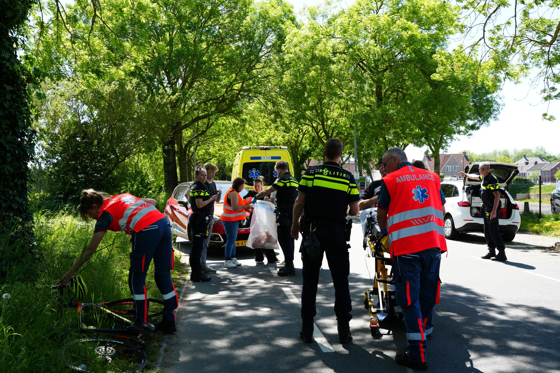 Wielrenner gewond bij aanrijding met auto