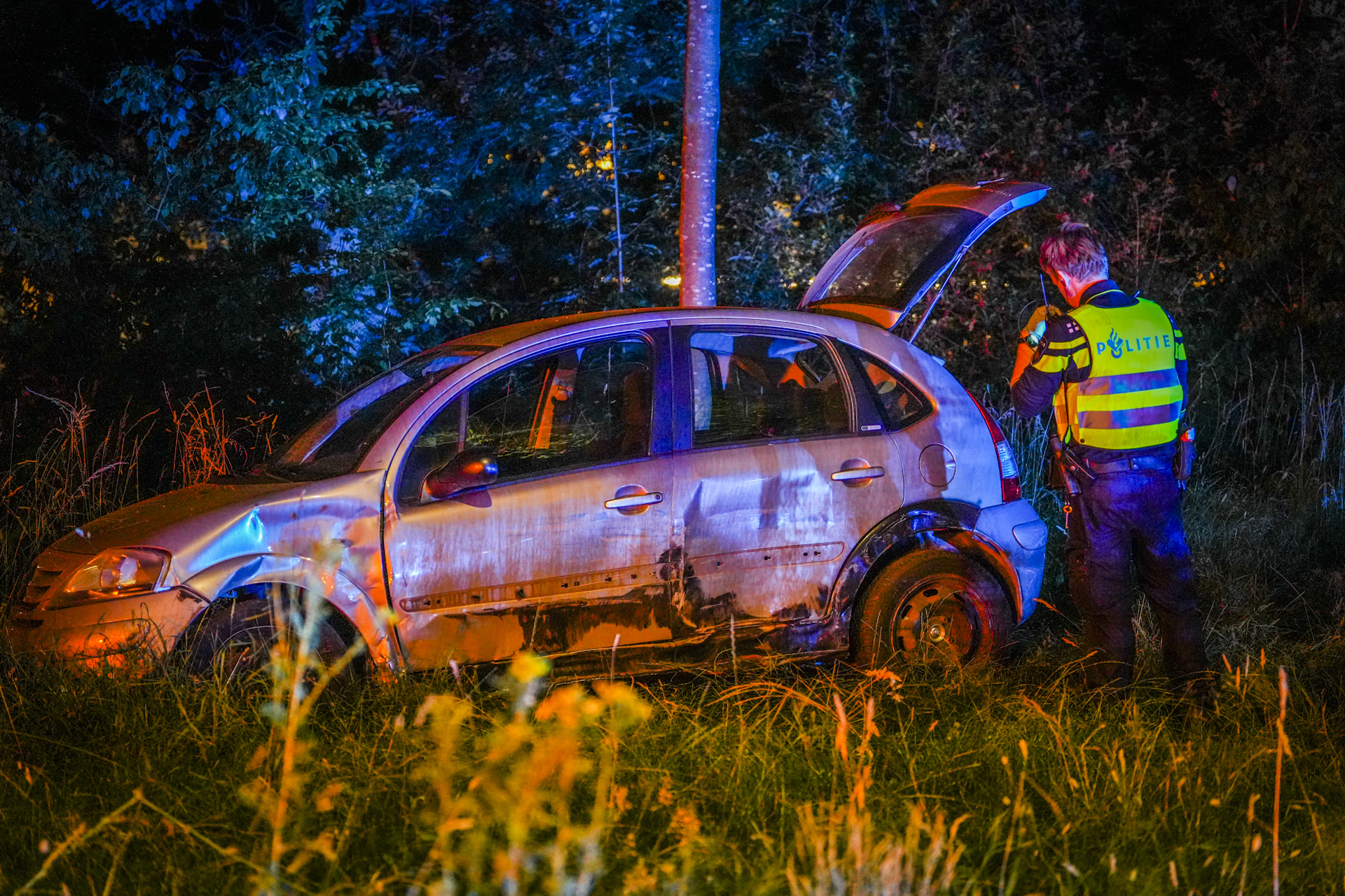 Vier verdachten aangehouden na politieachtervolging