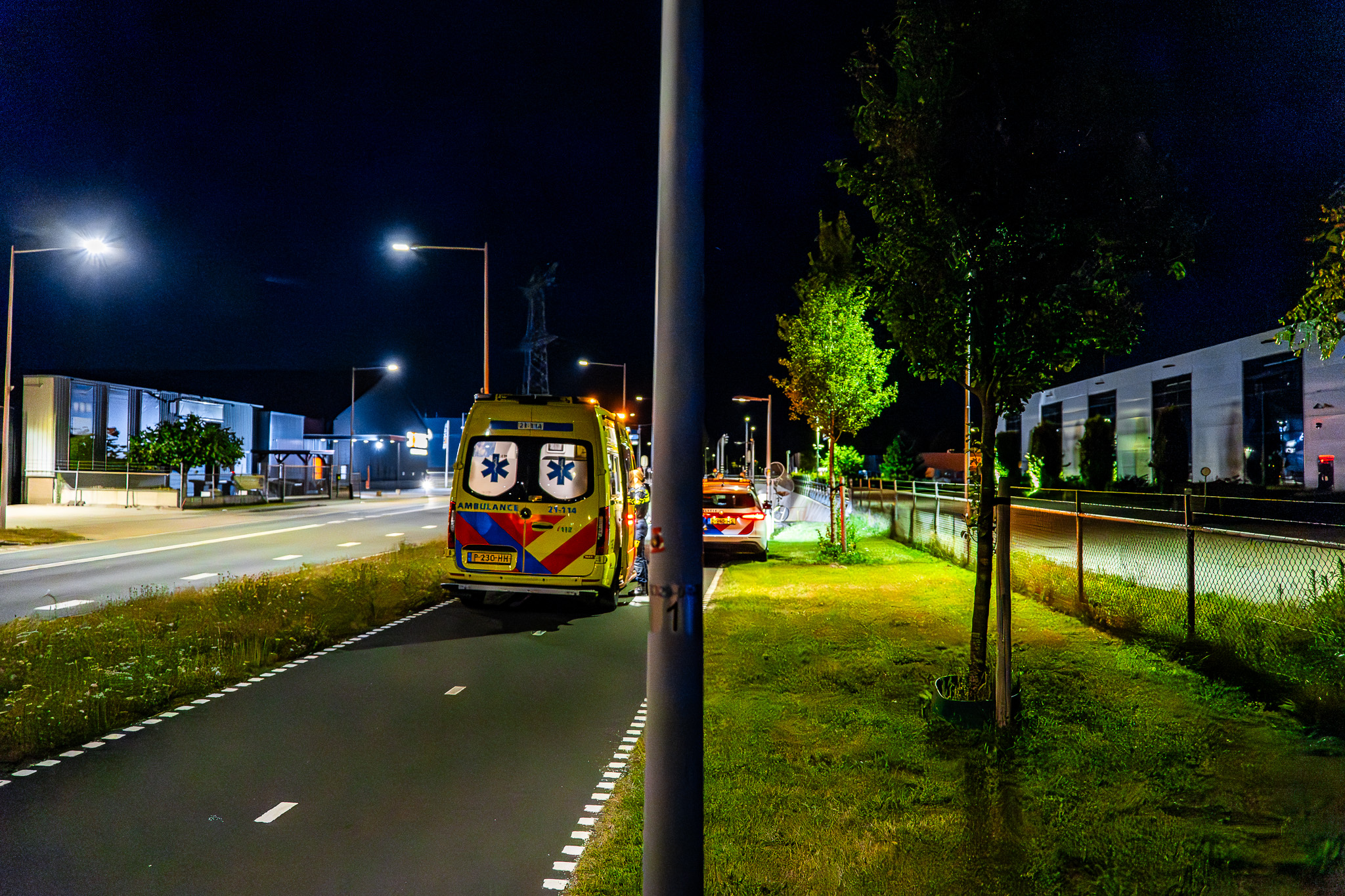 Scooterrijder gewond na botsing tegen fietser