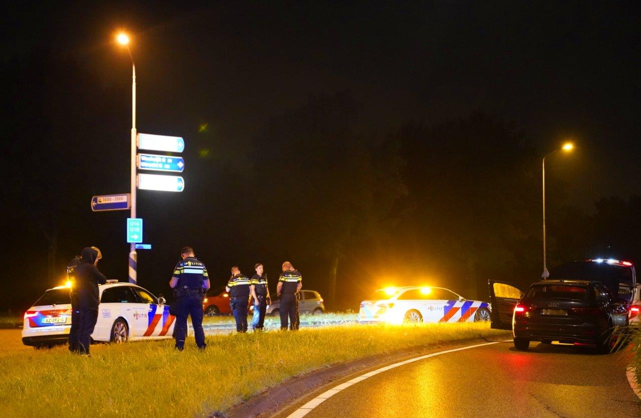 Duitse Audi door politie van de weg in lopend onderzoek
