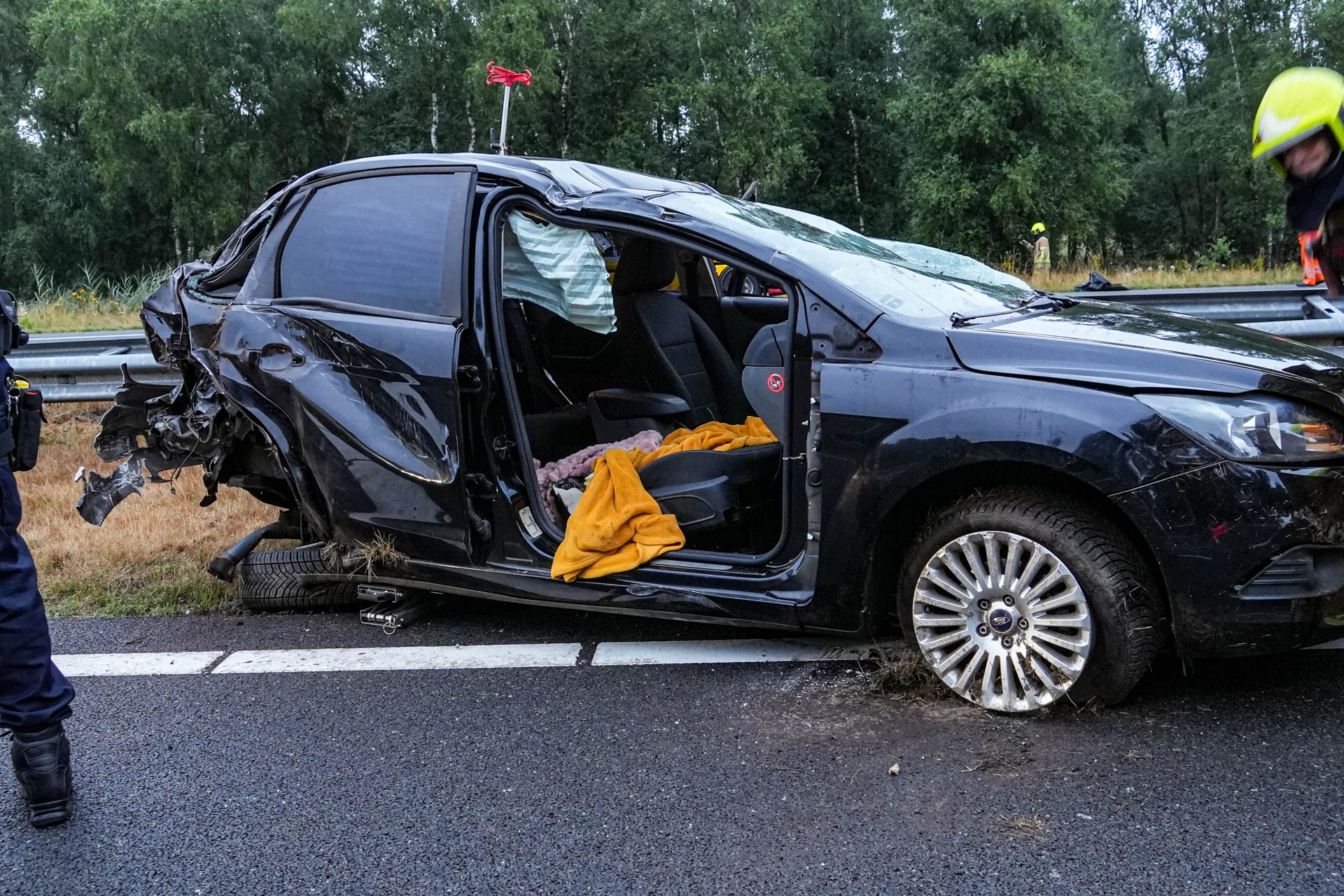 Vier gewonden bij zwaar ongeval op snelweg