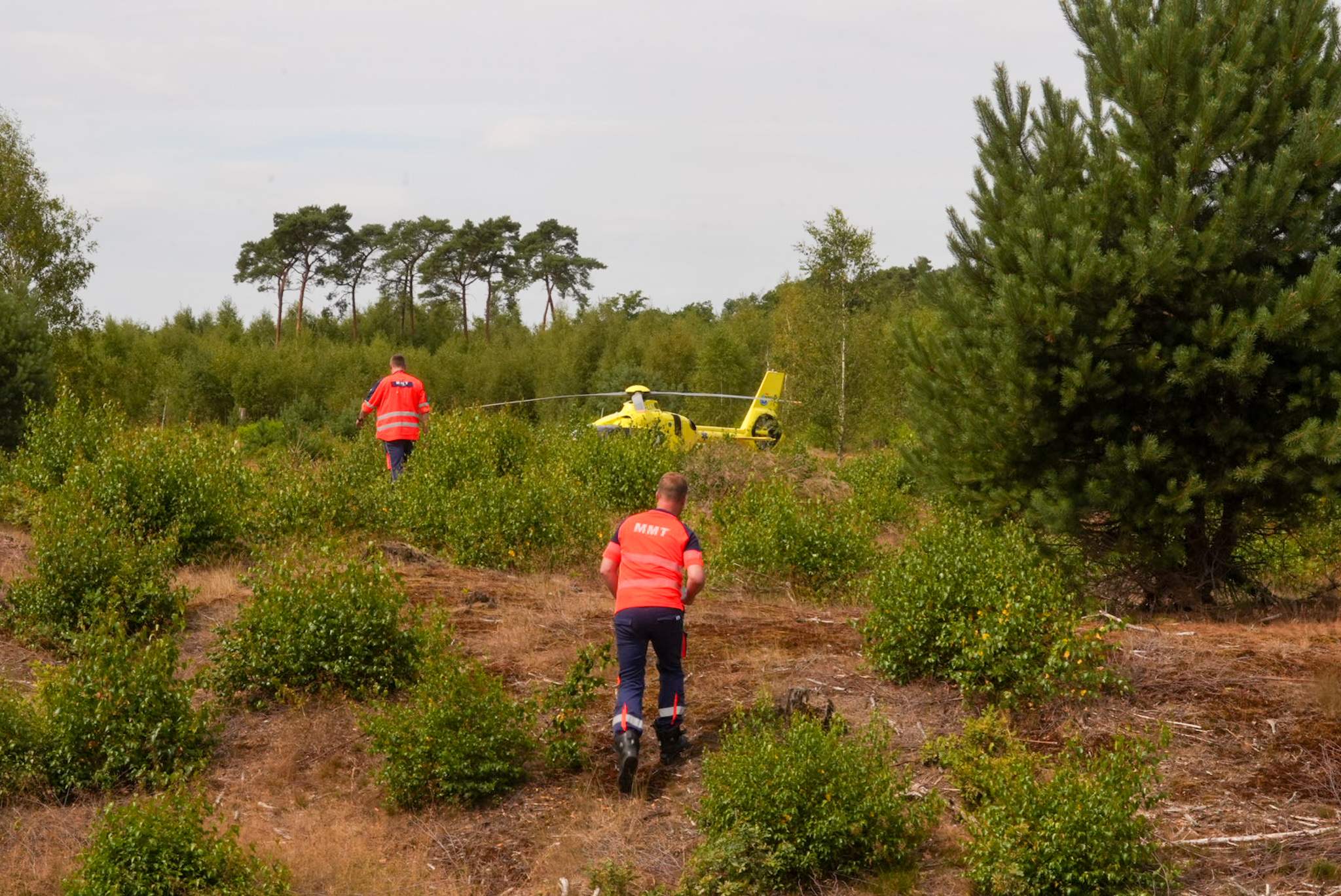 Mountainbiker bewusteloos aangetroffen in natuurgebied