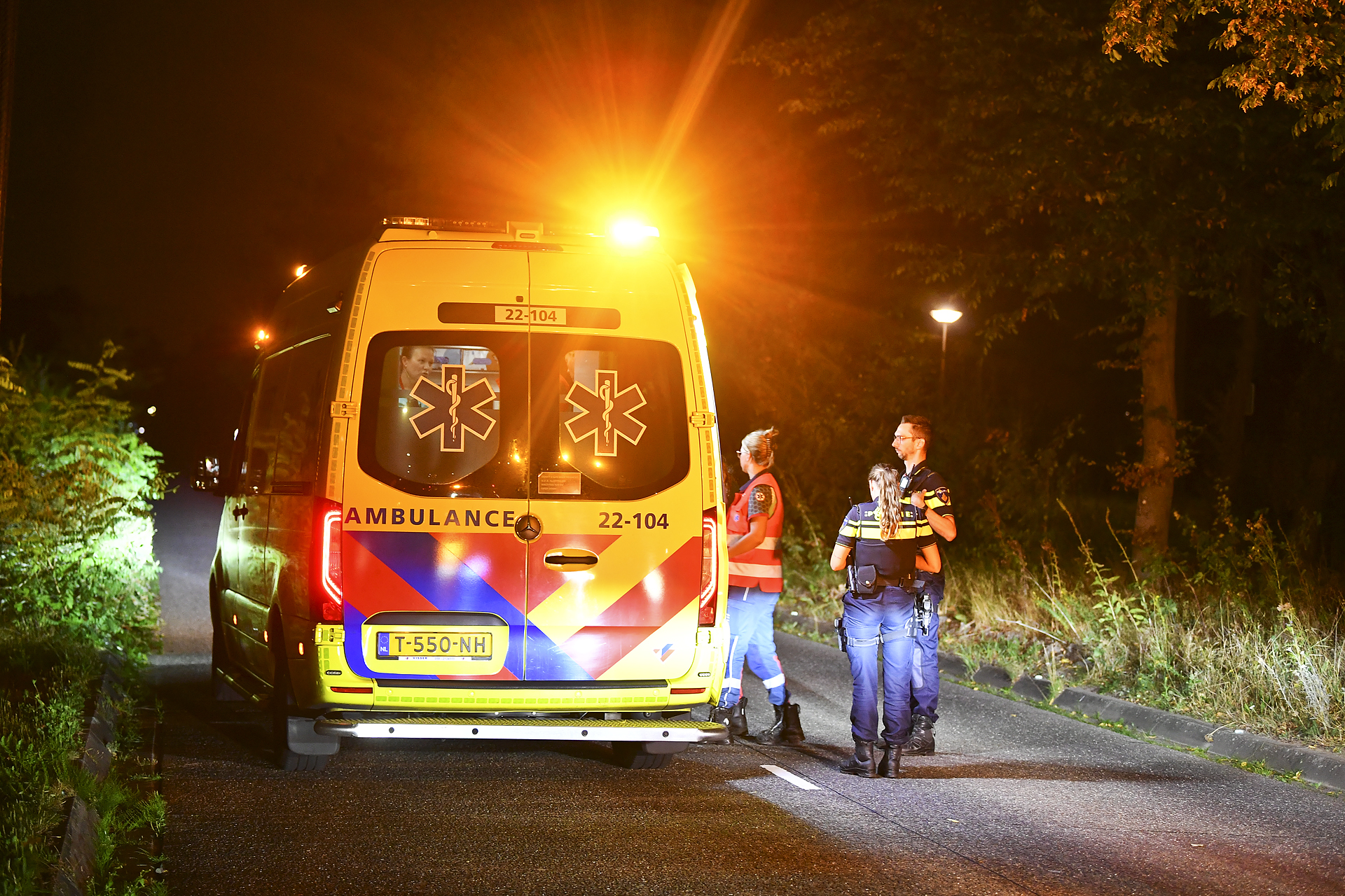 Fietser komt ten val en raakt ernstig gewond