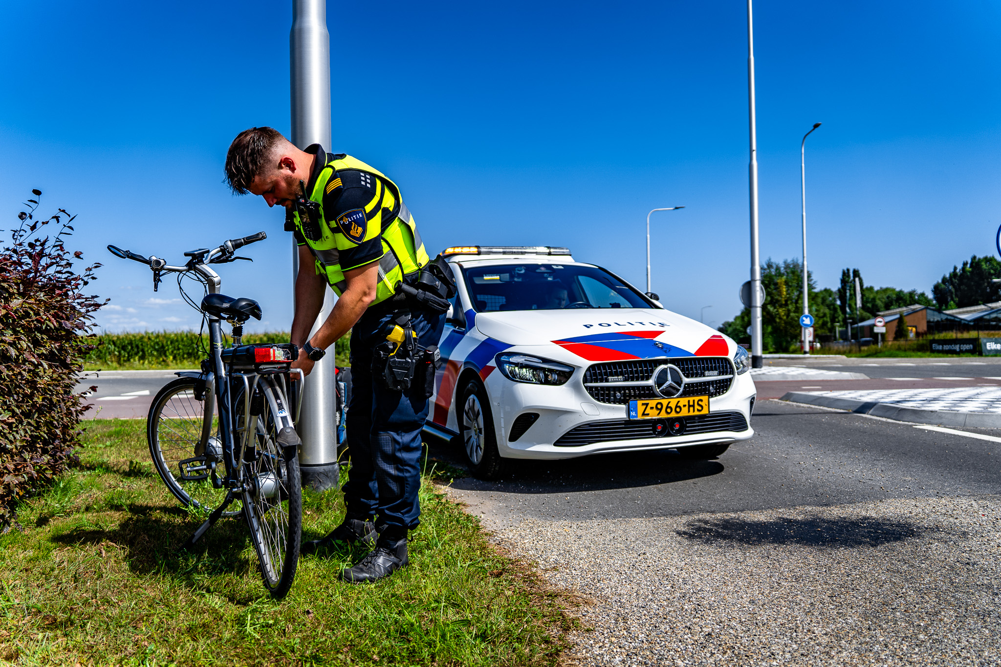 Fietser gewond bij aanrijding