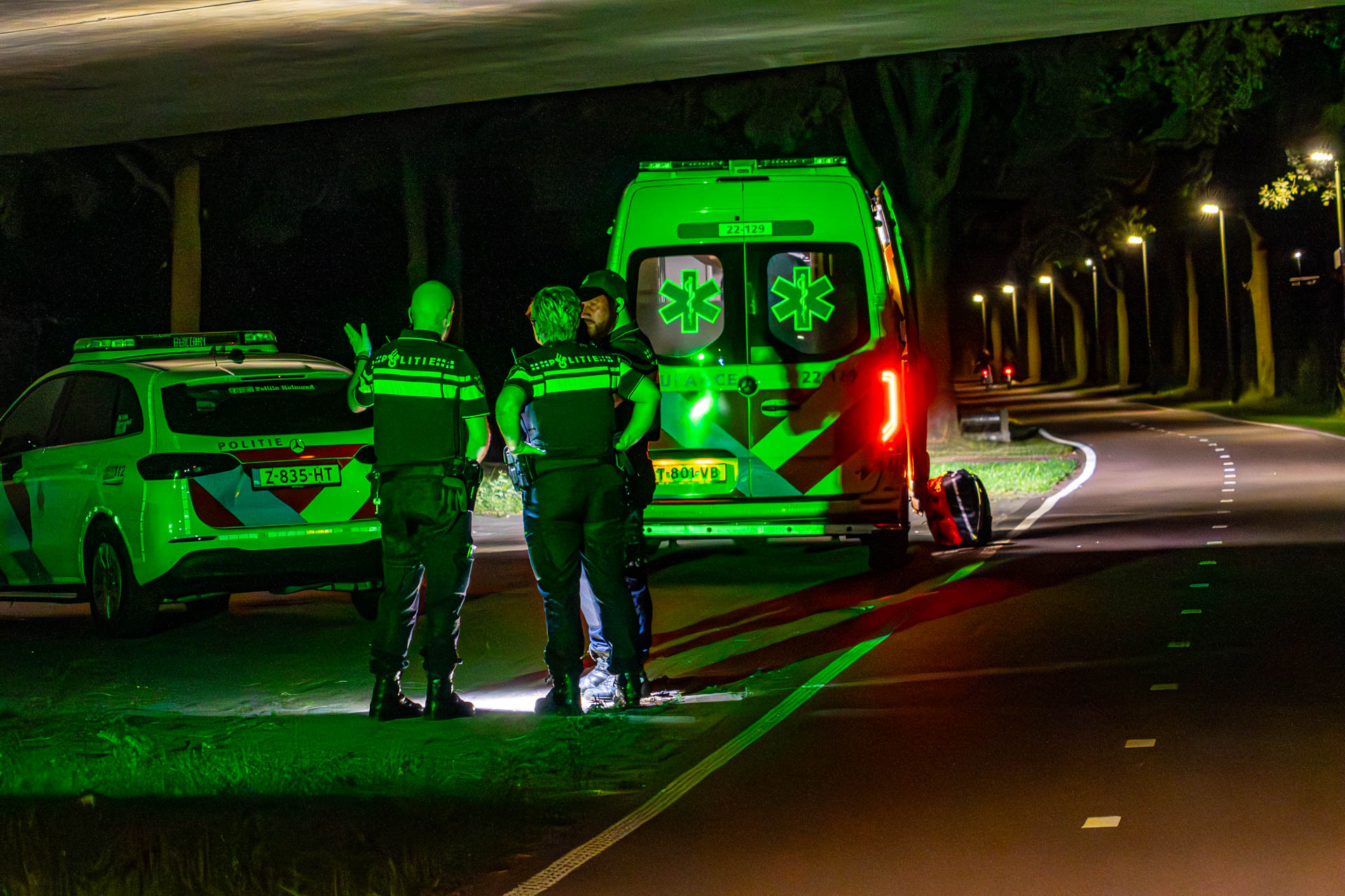 Jongeman ernstig gewond door val van fiets