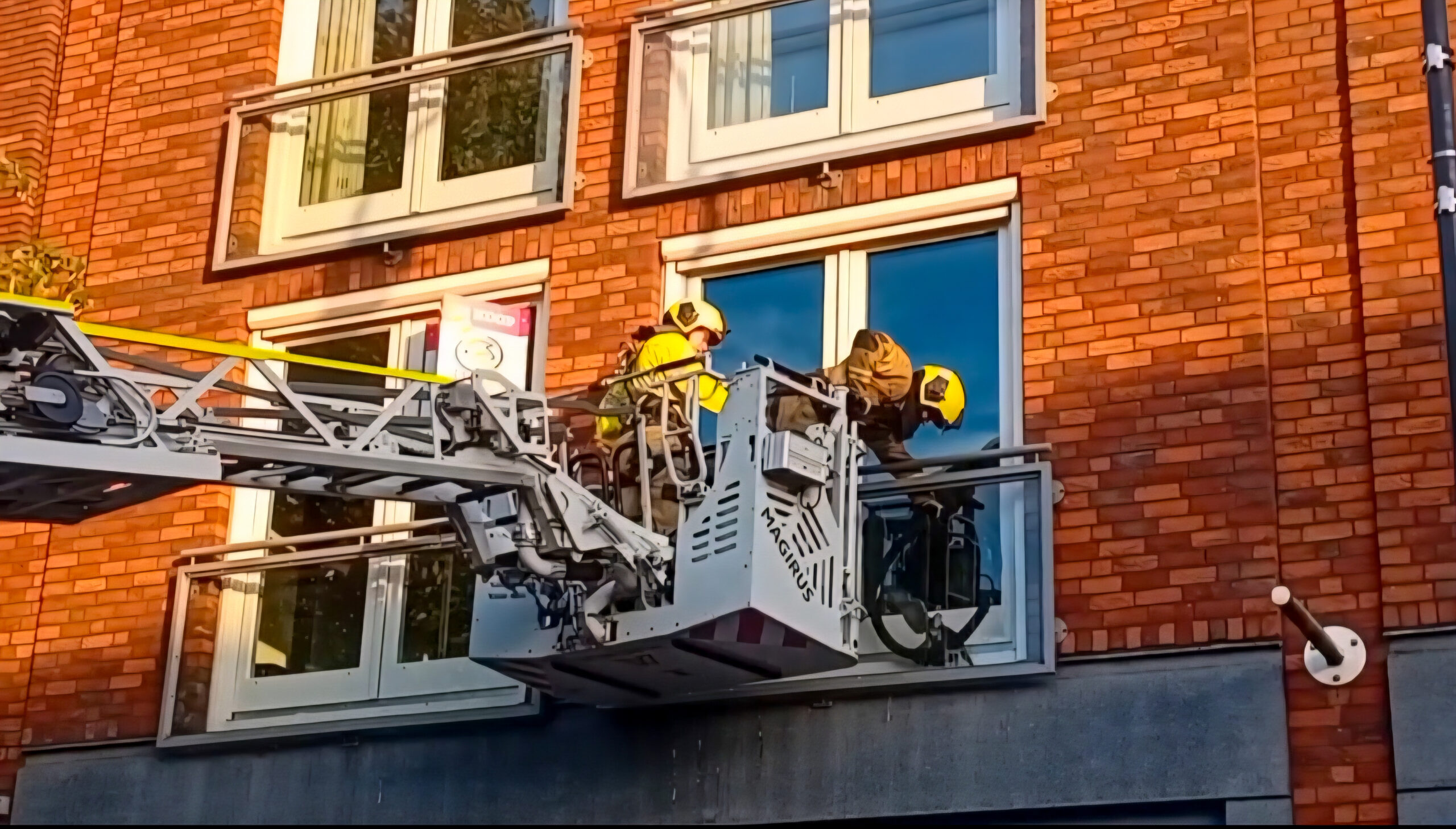 Duif uit benarde situatie bevrijd door brandweer