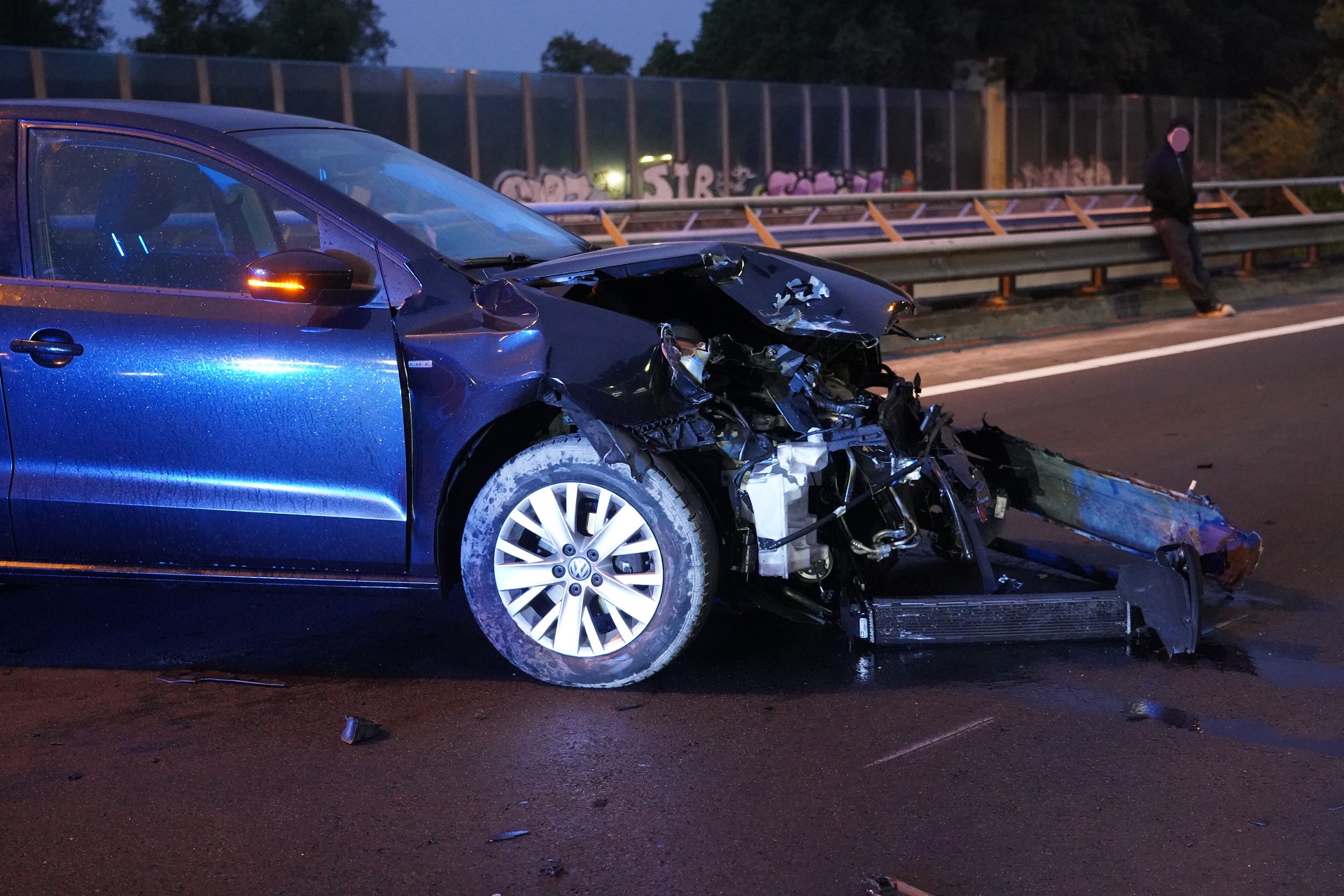 Twee rijstroken dicht na ongeval op snelweg