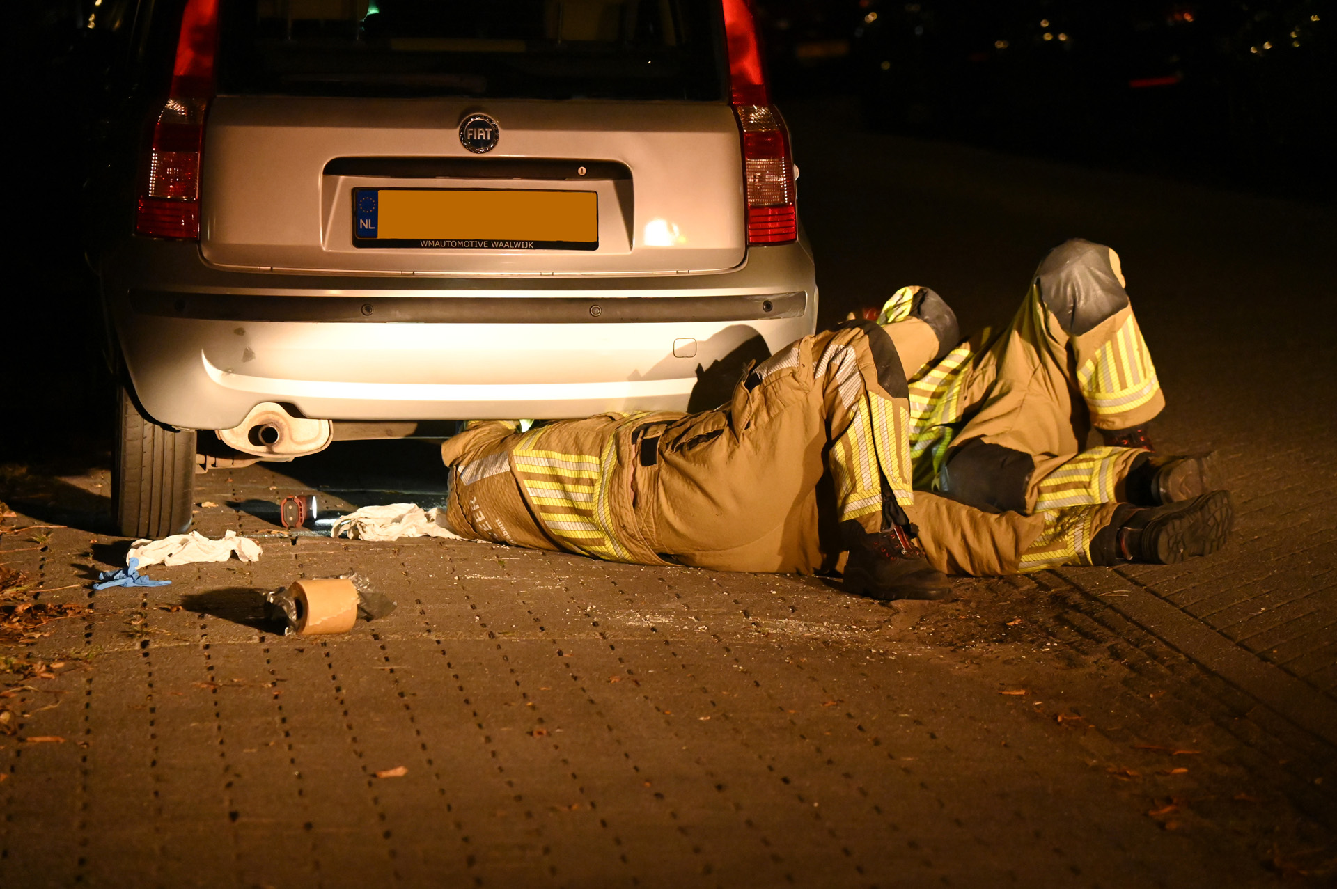 Gevaarlijke stof blijkt lekkende benzinetank