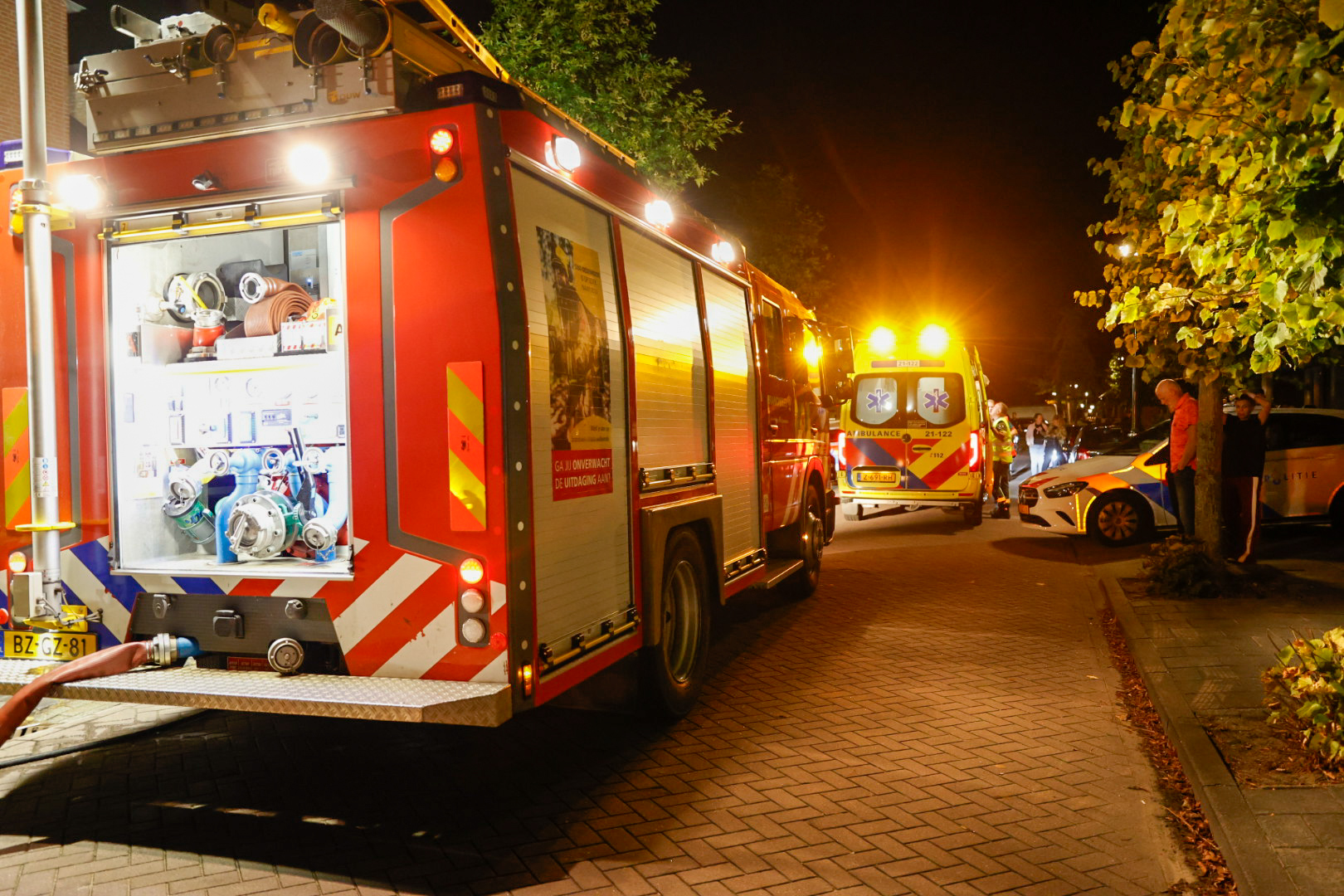 Man getaserd na brandstichting in zorgwoning