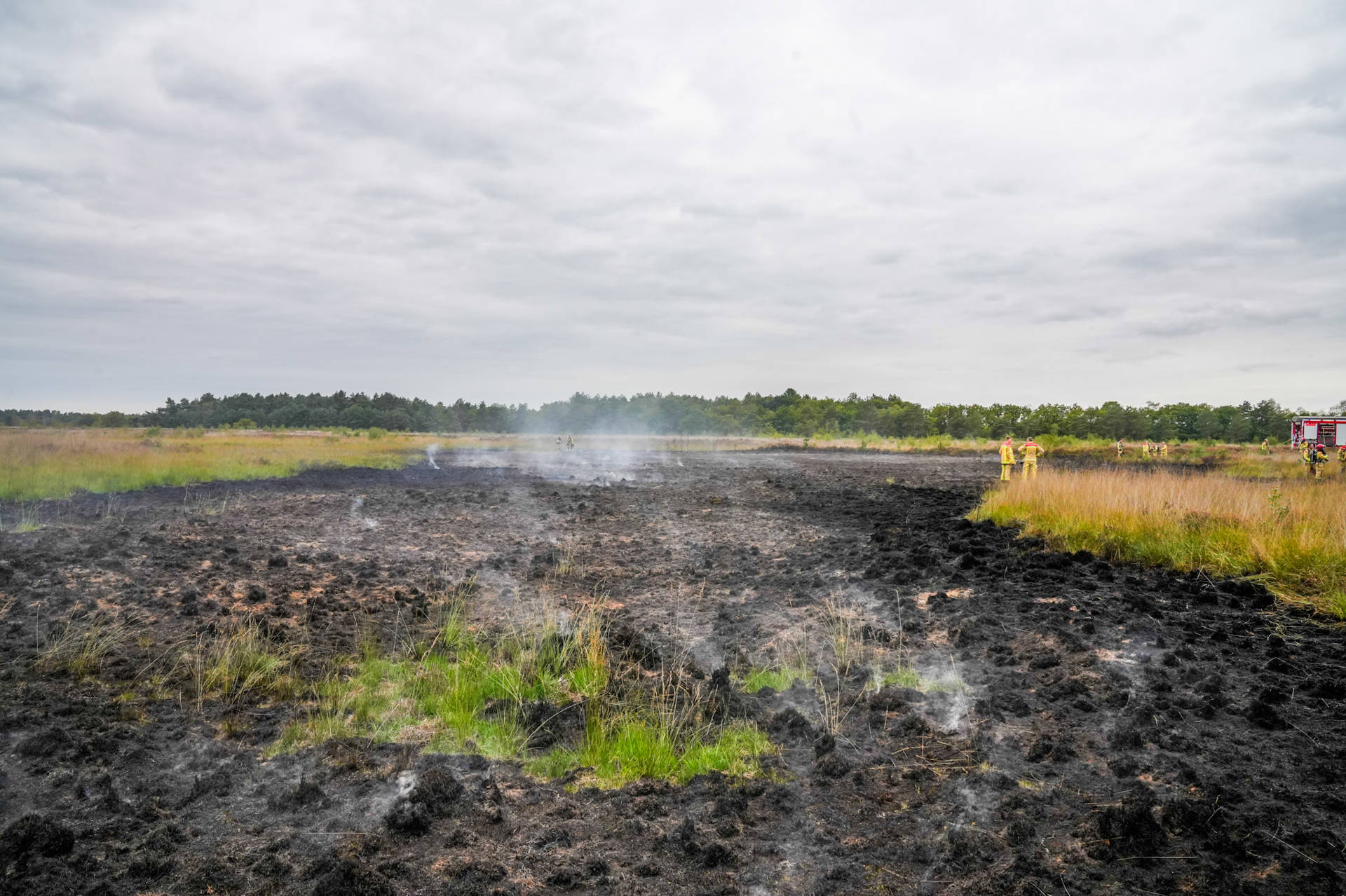 Opnieuw heidebrand door militaire oefening