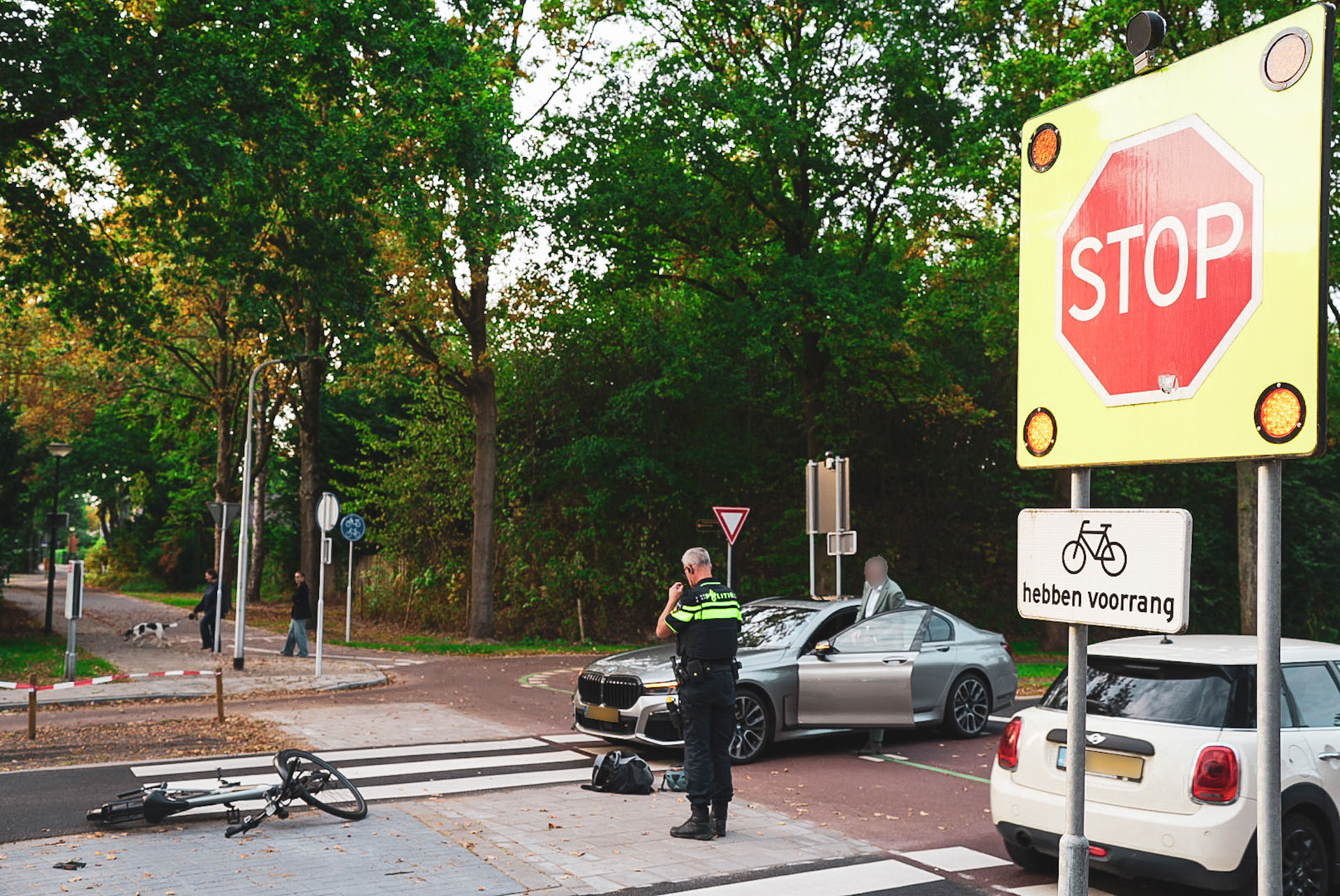 Fietser gewond bij aanrijding op snelfietspad
