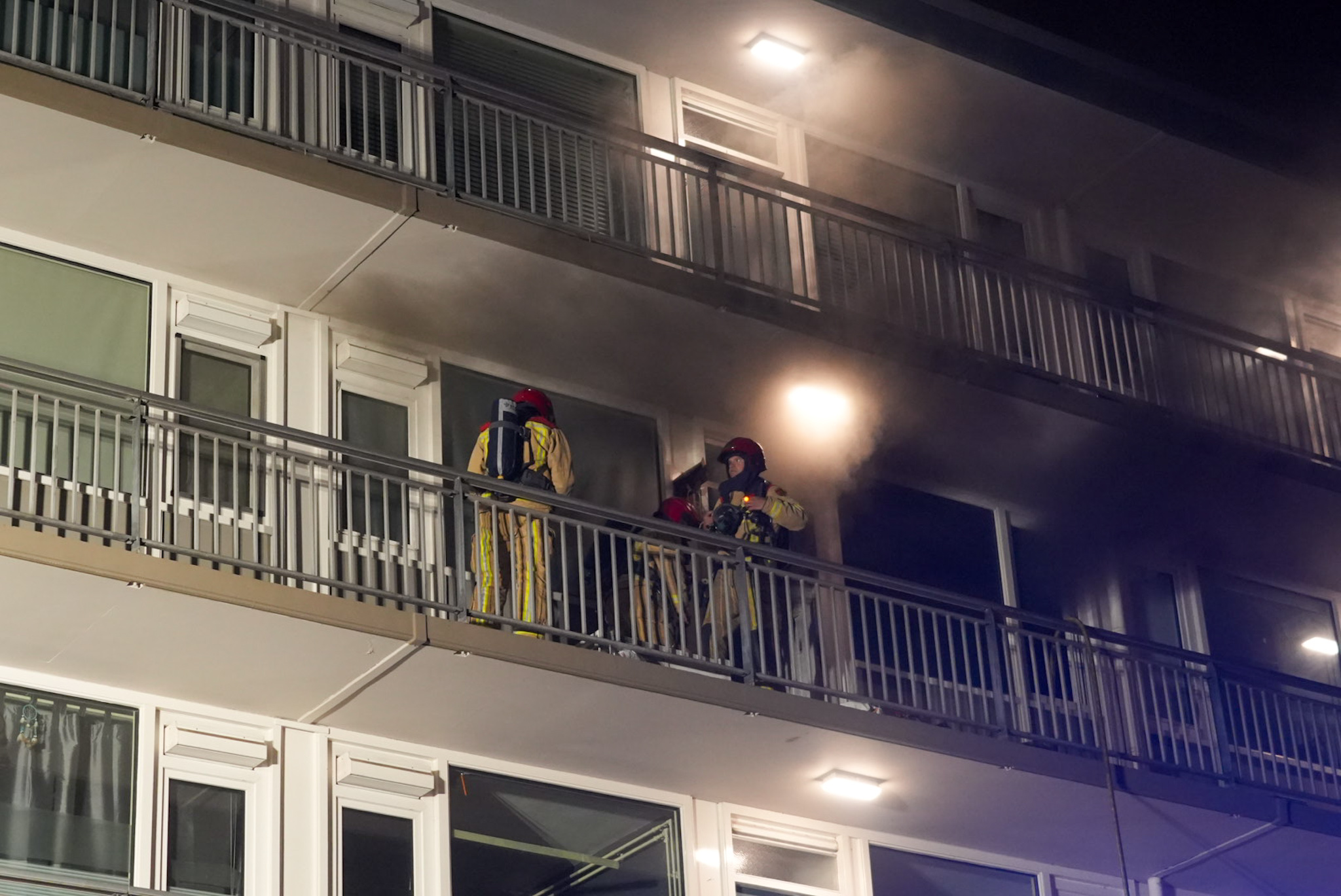 Bewoners van flat geëvacueerd vanwege brand op derde etage