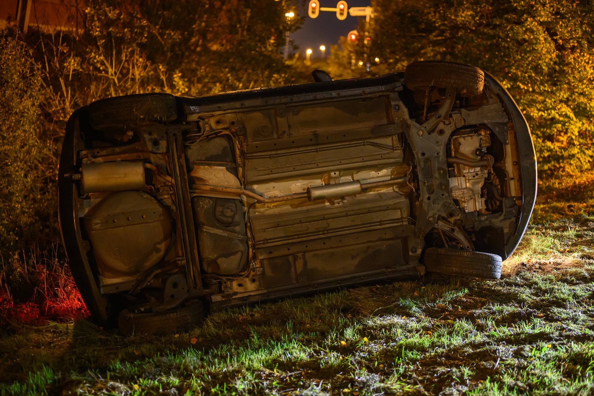 Automobilist met schrik vrij na eenzijdig ongeval
