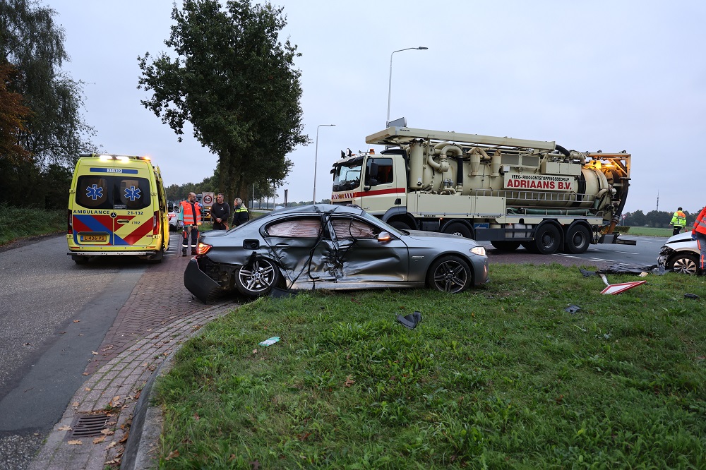 Twee gewonden door ongeval op kruising