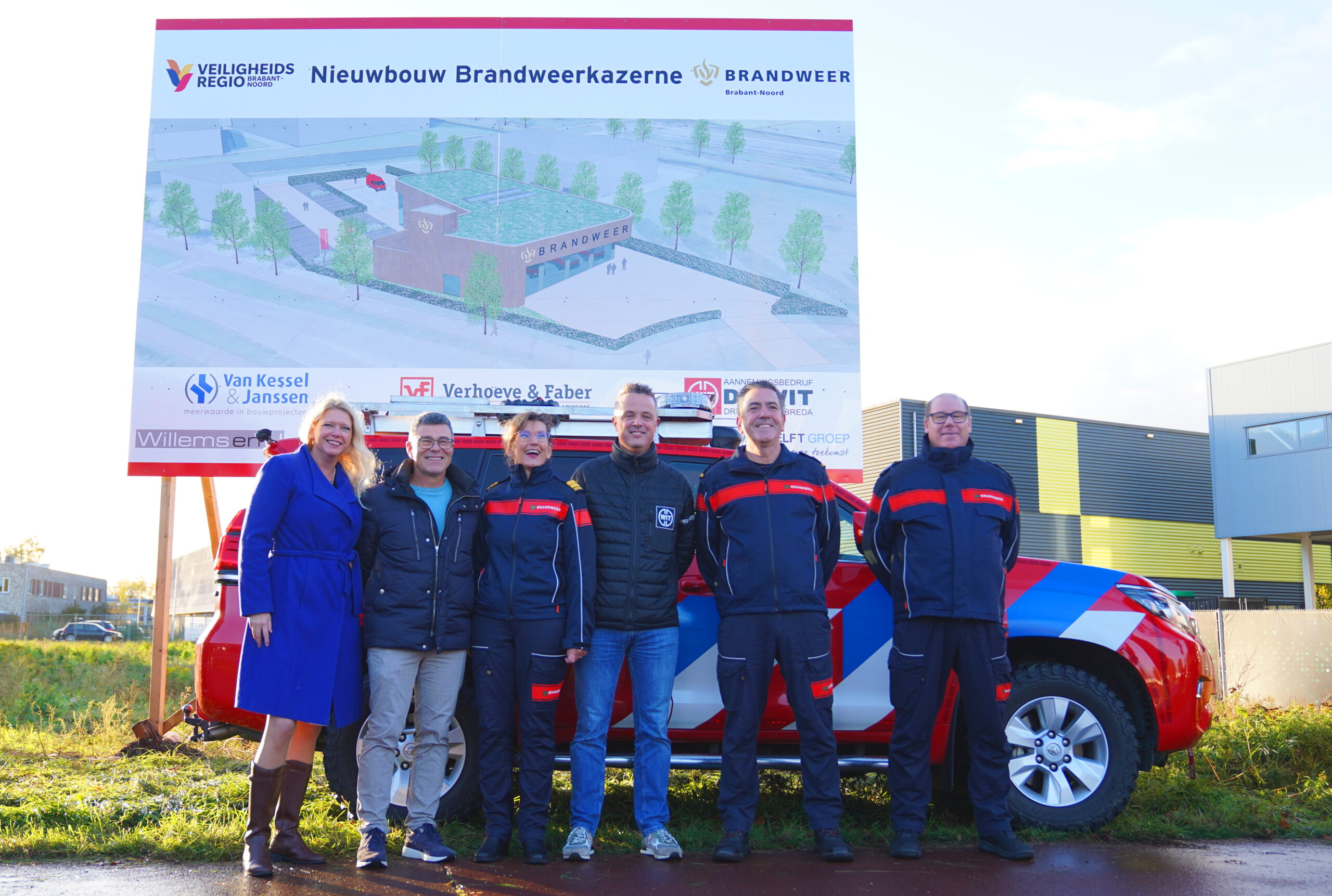 Bouw nieuwe brandweerkazerne officieel van start gegaan