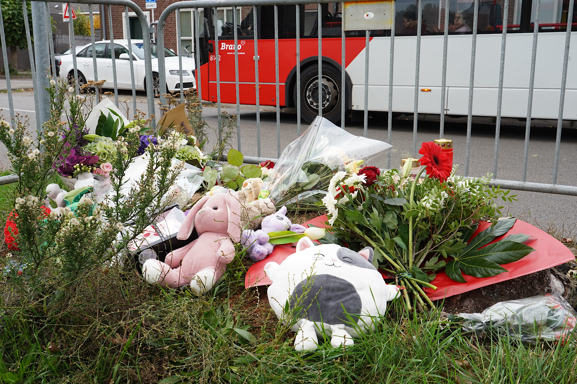 Herdenkingsplek voor omgekomen meisje (10) na aanrijding