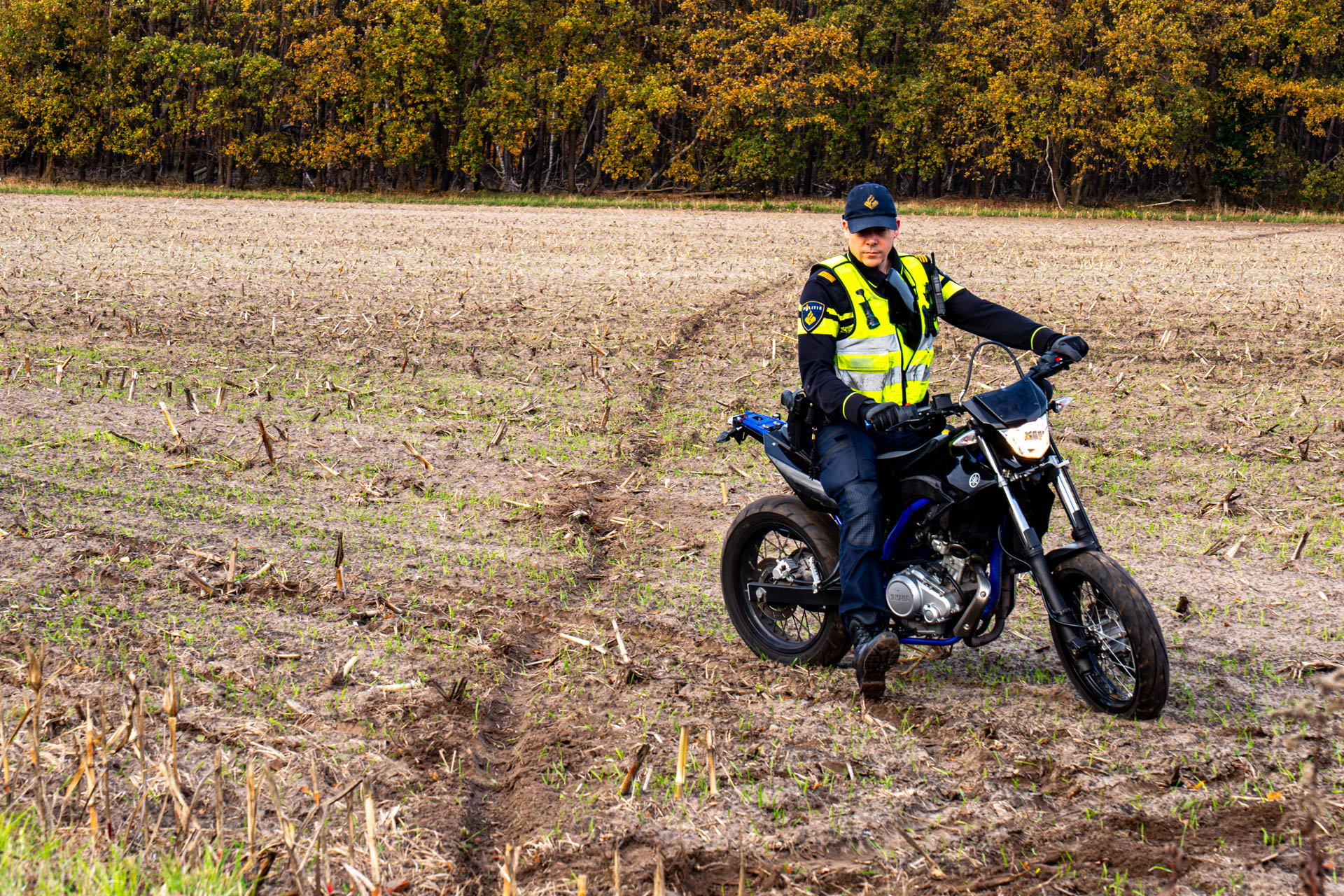 Motorrijder ten val gekomen tijdens achtervolging en opgepakt